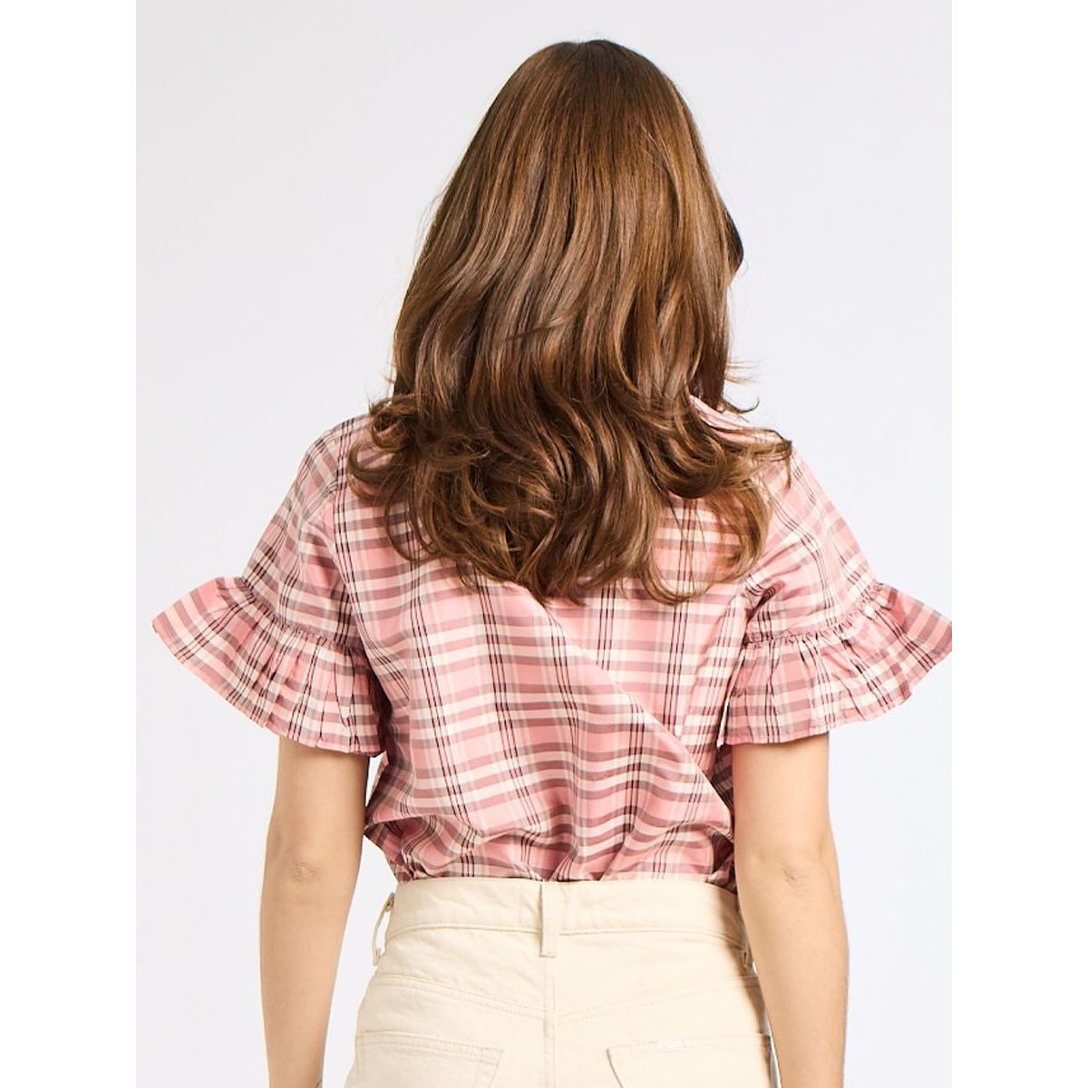 Mille Vanessa Top in Sugarplum Plaid