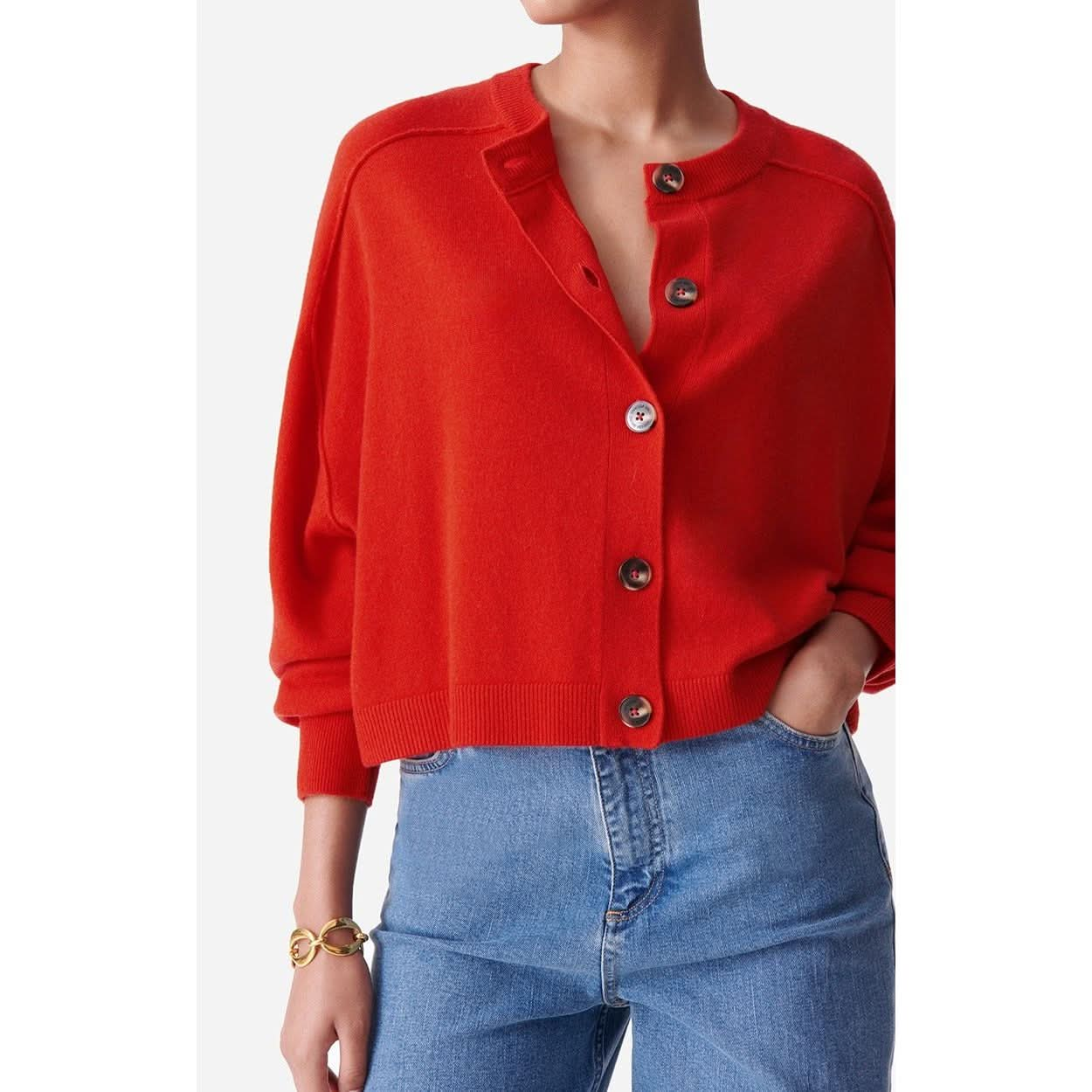 Red Cardigan Sweater | Women's Cardigan Sweater | Primm's