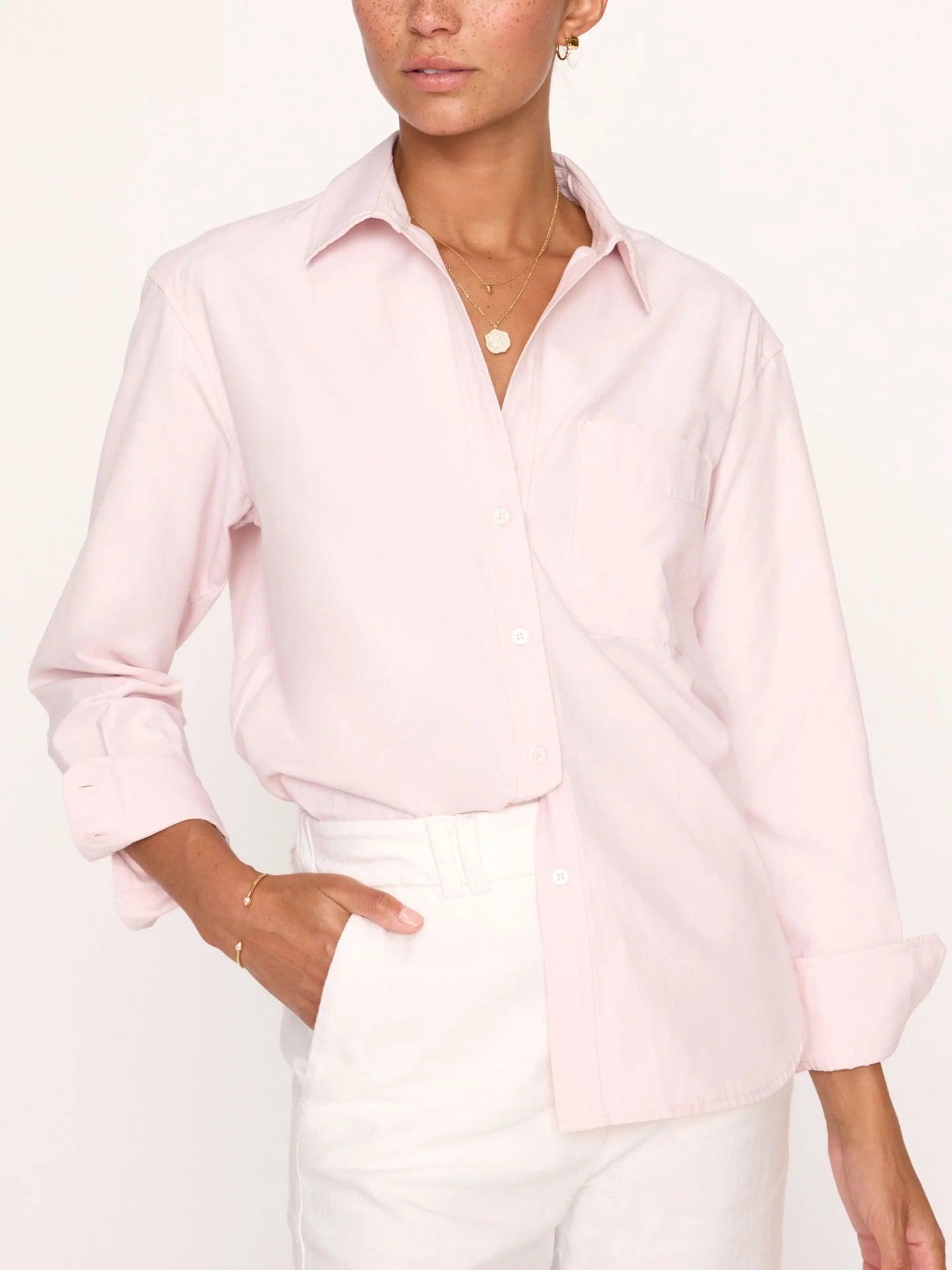 Brochu Walker Everyday Shirt Rose Quartz - Primm's