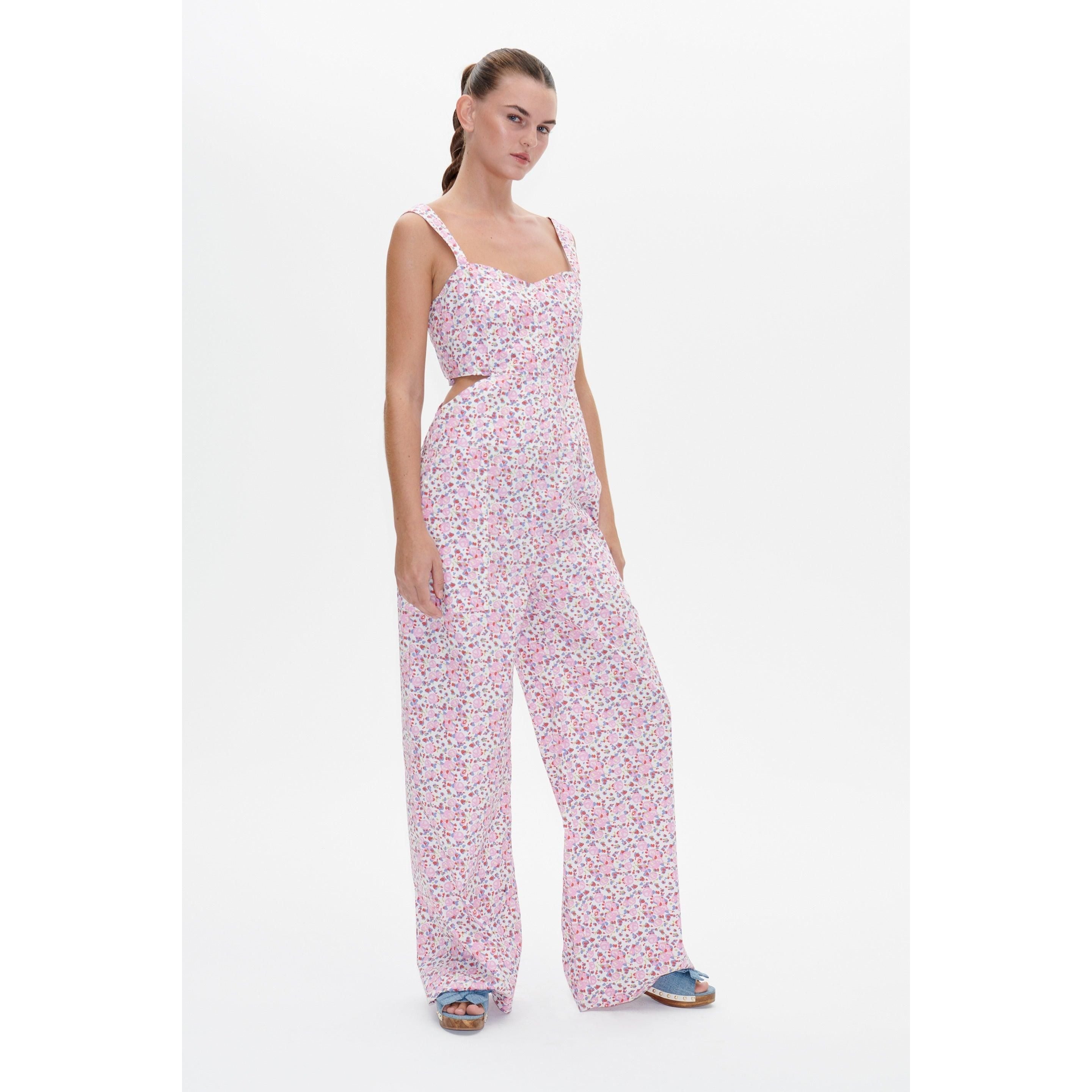 Baum und Pferdgarten Nobel Jumpsuit Pink Liberty Flower - Primm's