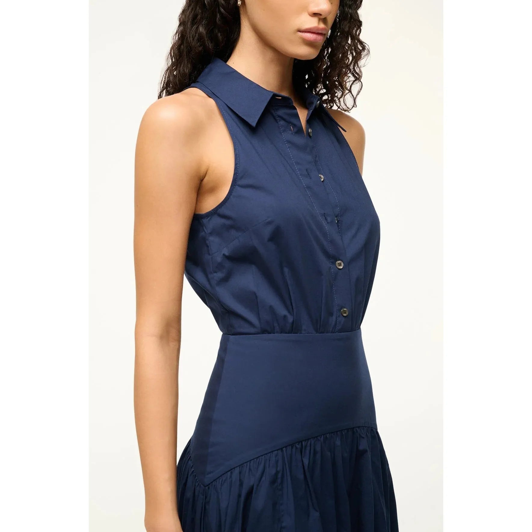 Staud Romy Dress Navy