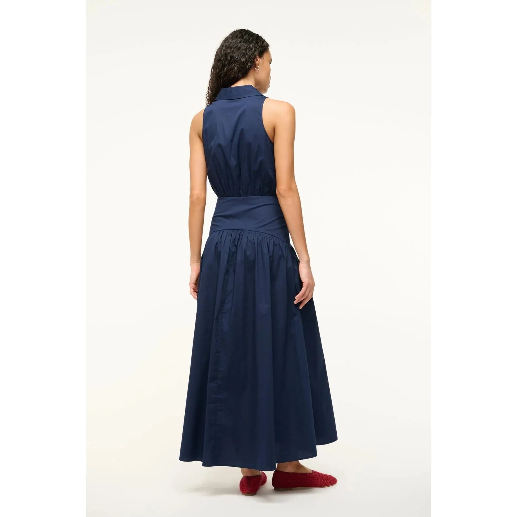 Staud Romy Dress Navy