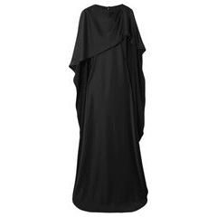 Simkhai Izel Cape Gown Black