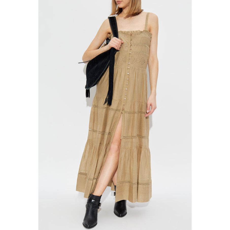 Isabel Marant Divine Dress Light Khaki