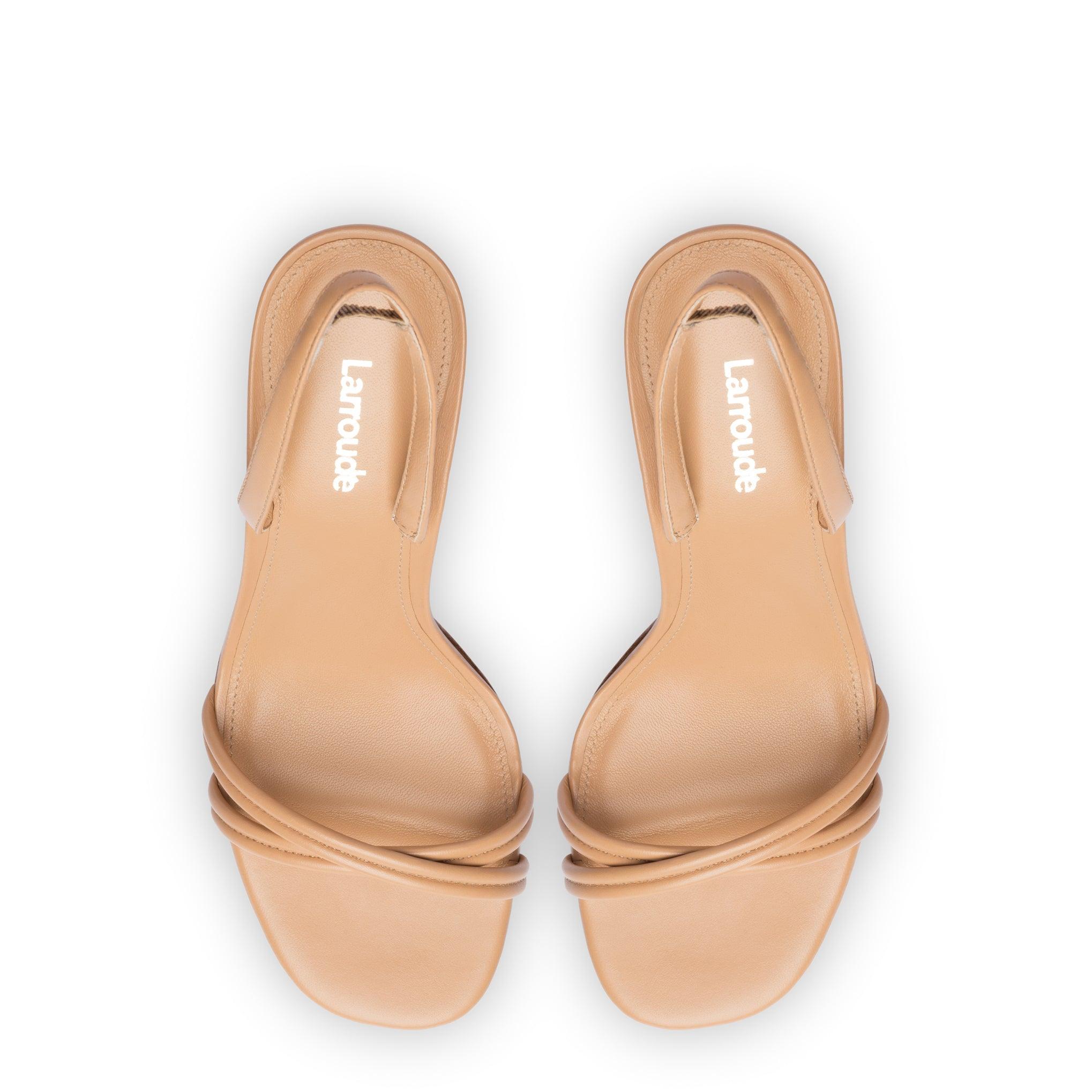 Annie Sandal In Tan Leather - Primm's