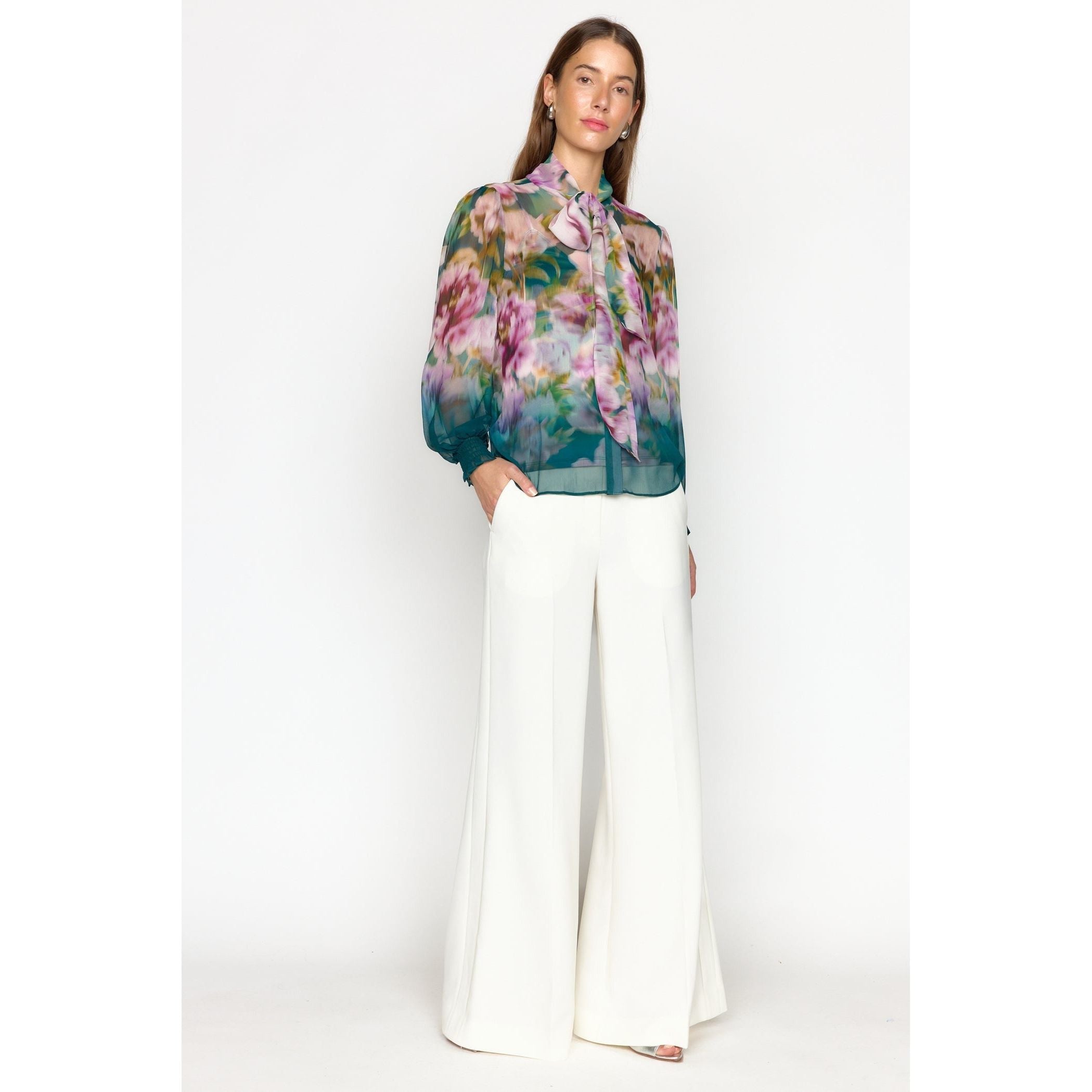 Christy Lynn Georgie Blouse Blossom Ombre