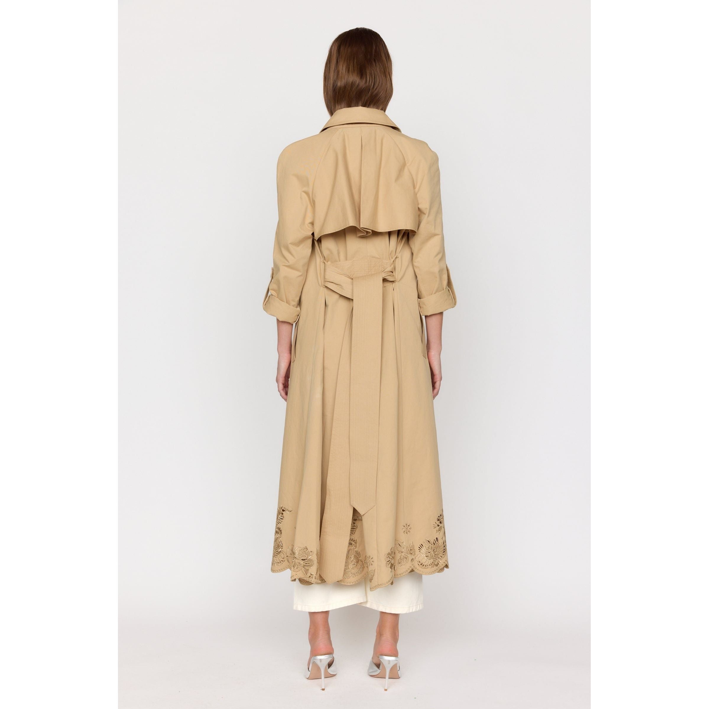 Christy Pax Trench Coat Sand