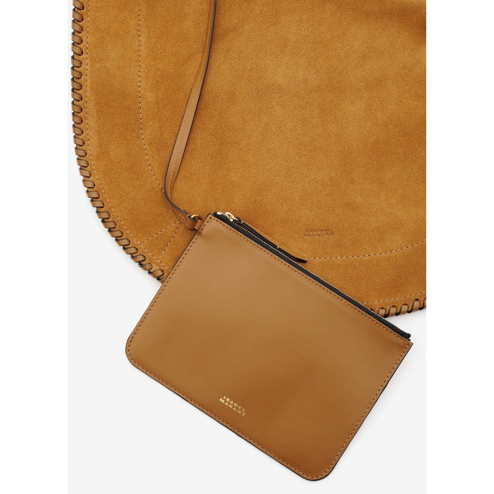 Isabel Marant Oskan Hobo Soft Bag Cognac