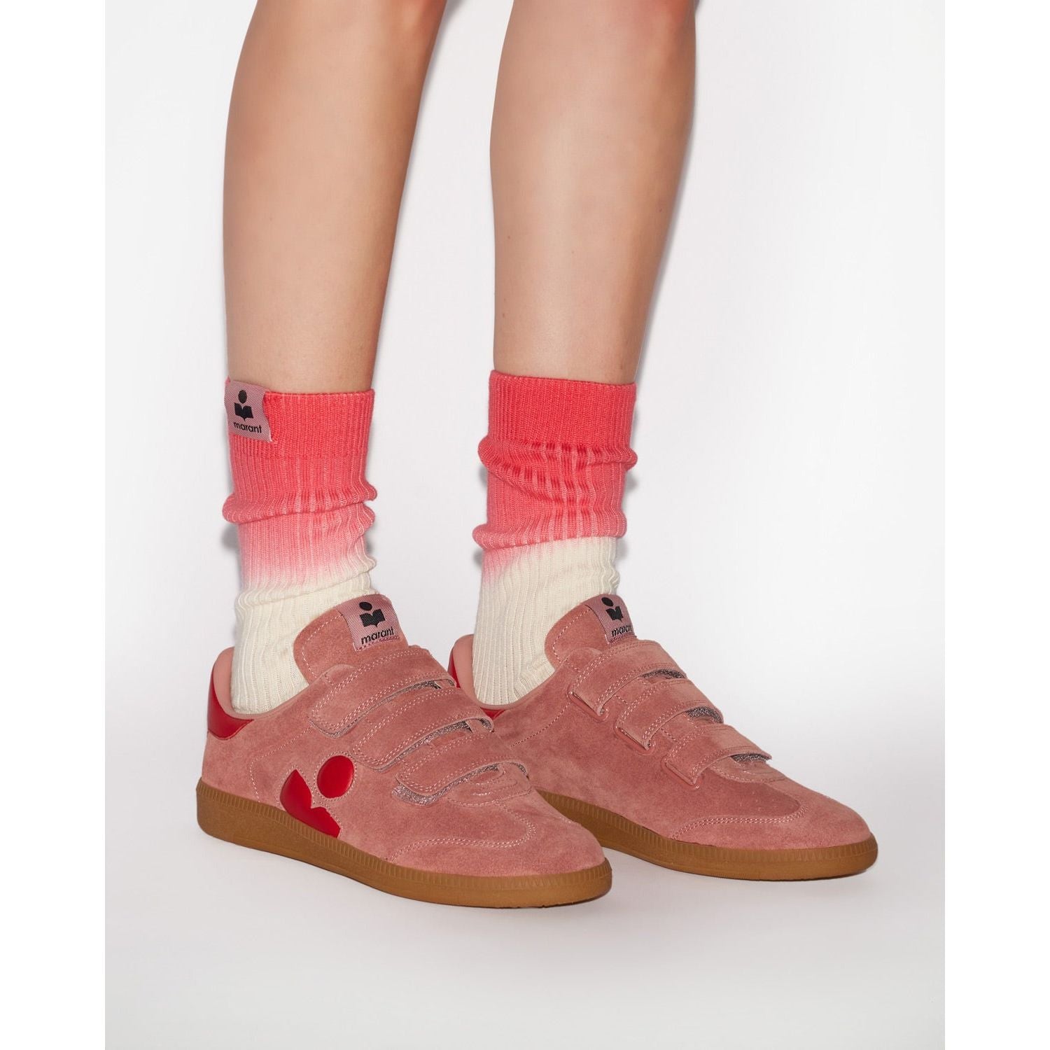 Isabel Marant Beth Sneaker Faded Pink Red