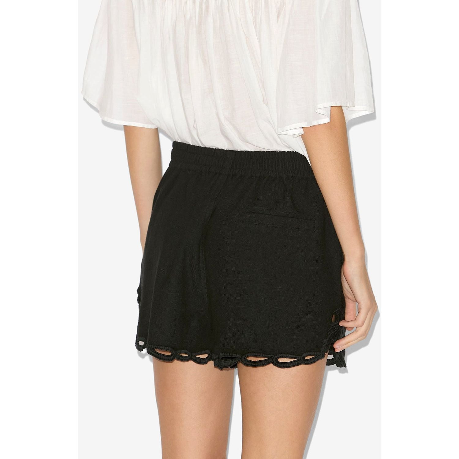 Isabel Marant Etolie Safa Shorts Faded BLack