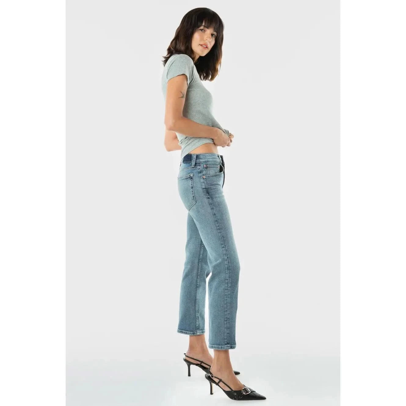 Etica Rae Mid Rise Straight Jeans - Primm's