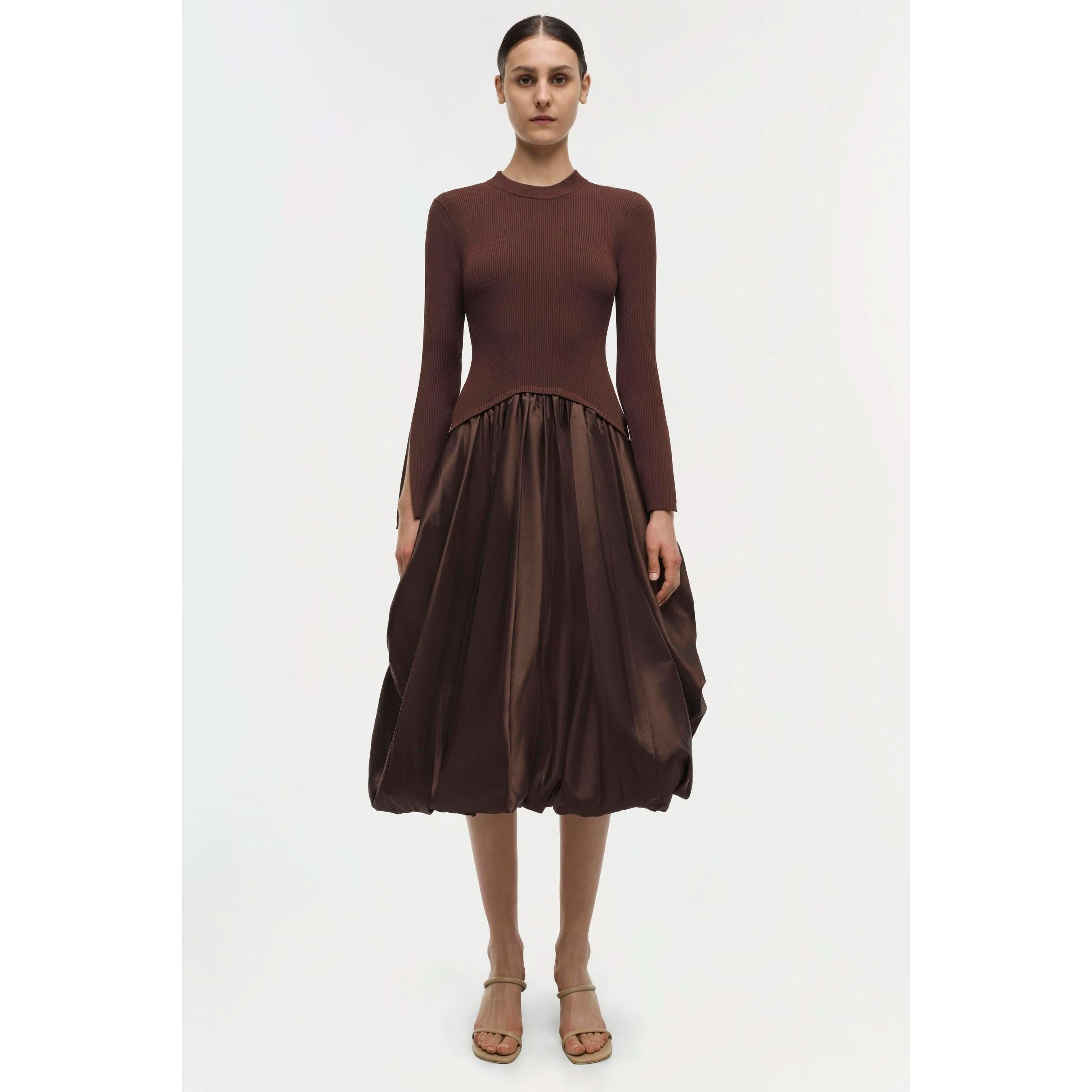 Mock Neck Midi Dress | Primm's