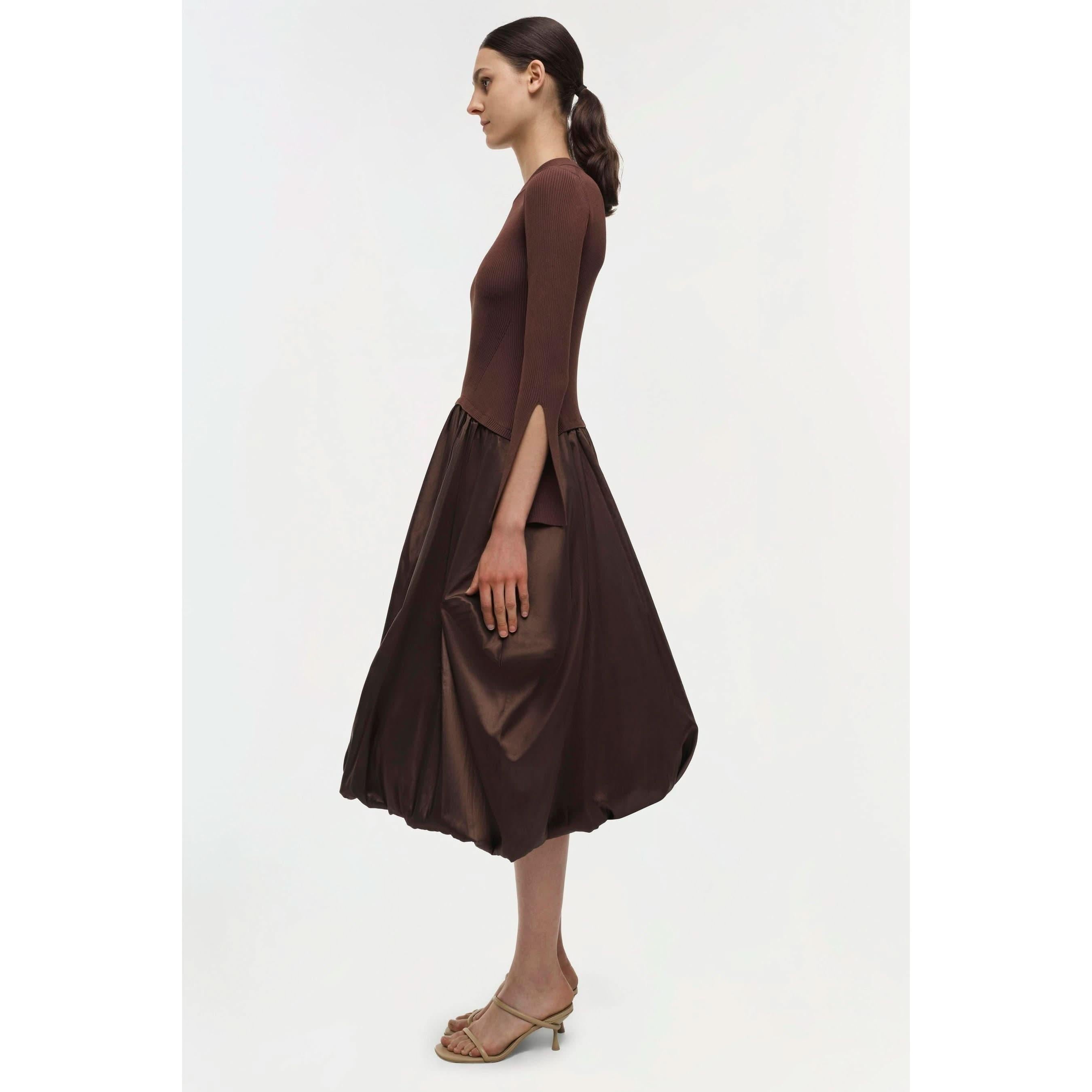 Mock Neck Midi Dress | Primm's