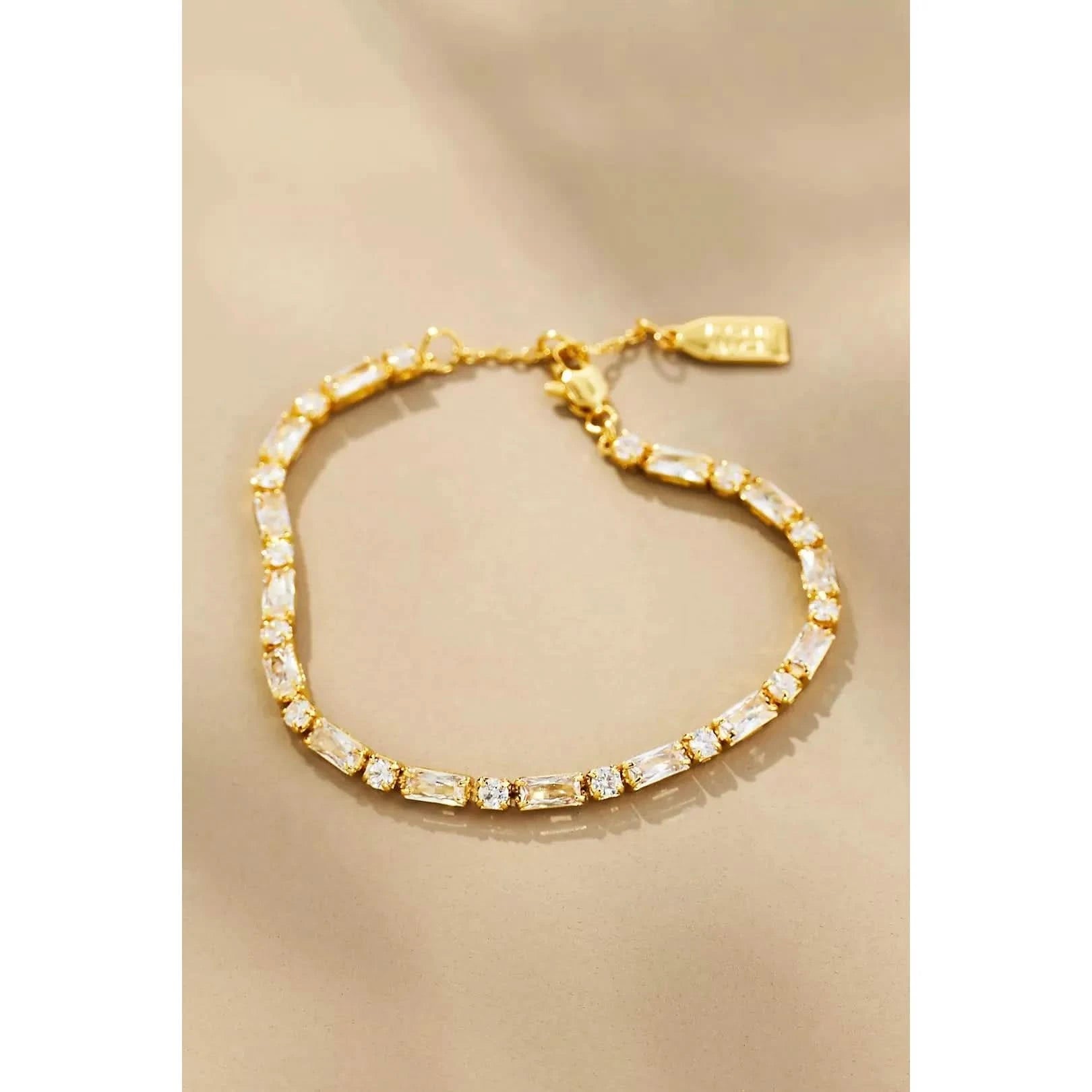 Jackie Mack Lyra Tennis Bracelet Gold - Primm's