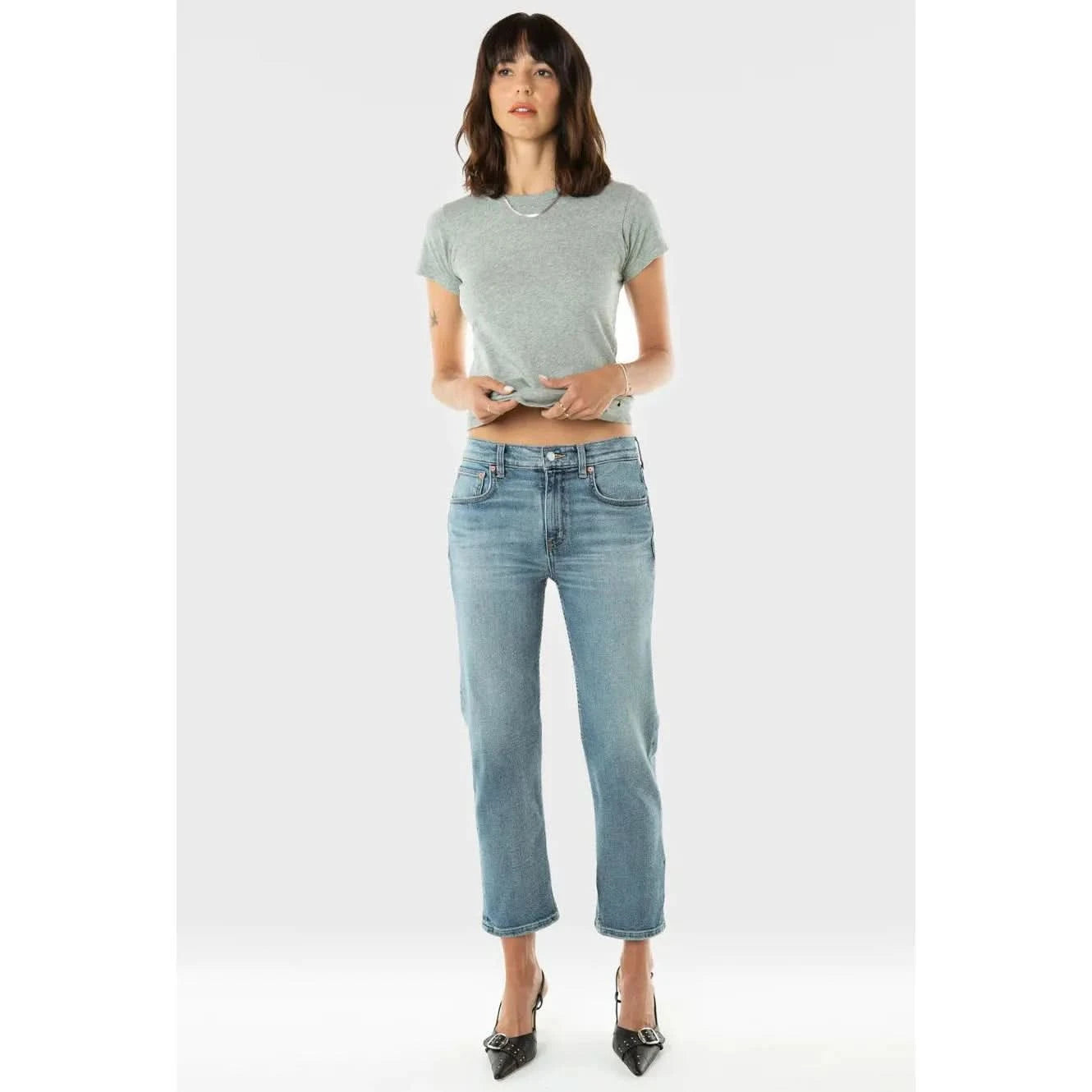 Etica Rae Mid Rise Straight Jeans - Primm's