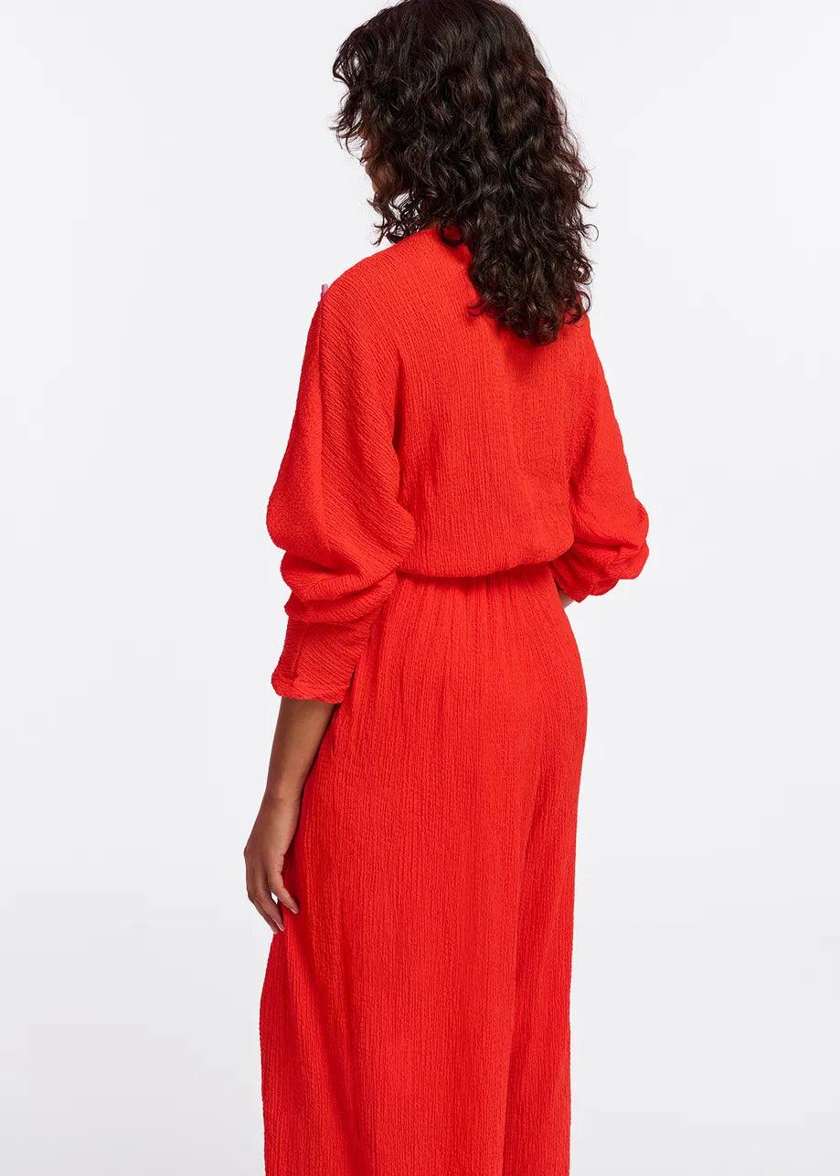 Essentiel Antwerp Forty Jumpsuit in Red - Primm's