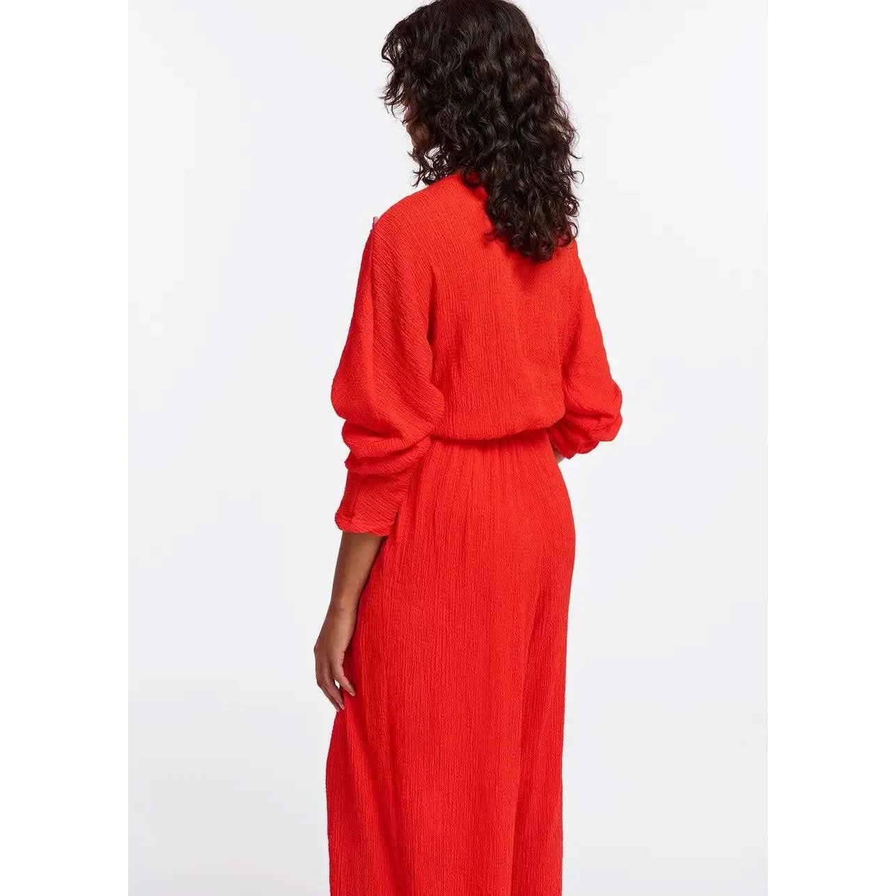 Essentiel Antwerp Forty Jumpsuit in Red - Primm's