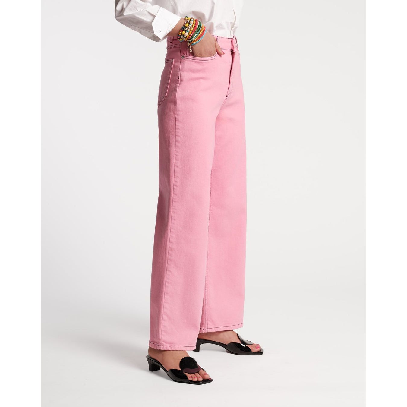 Frances Valentine Ace Jean Stretch Denim Pink