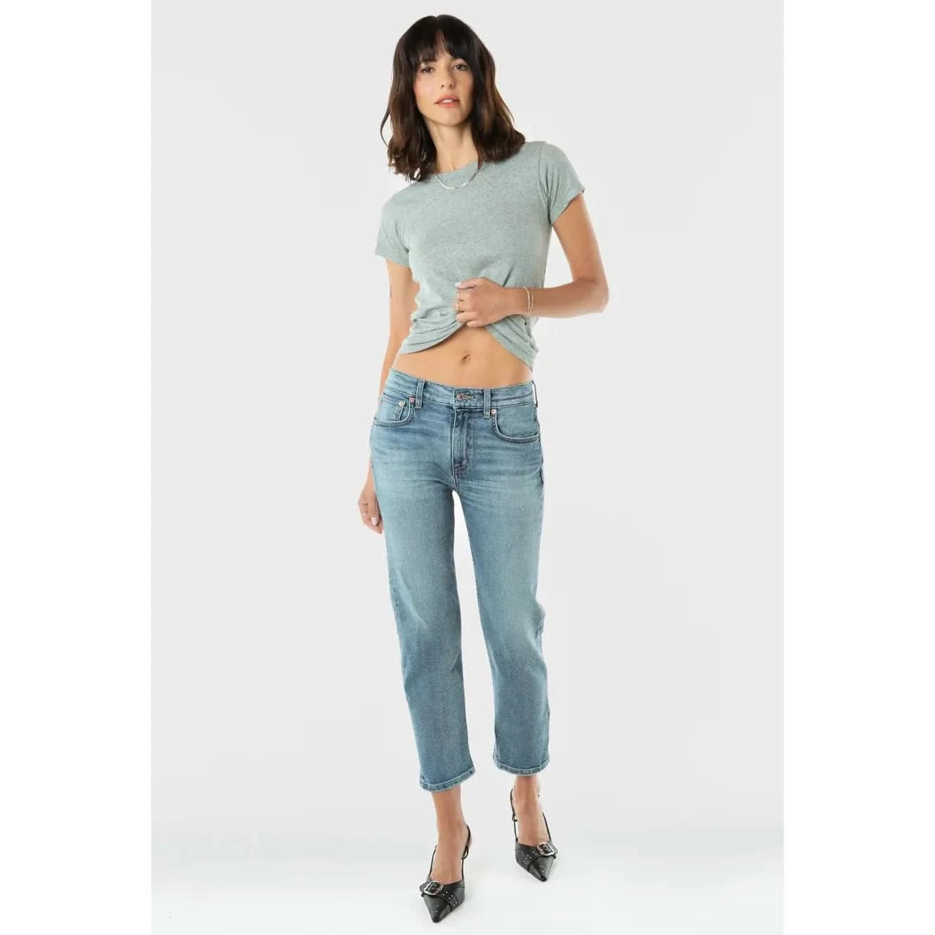 Etica Rae Mid Rise Straight Jeans - Primm's