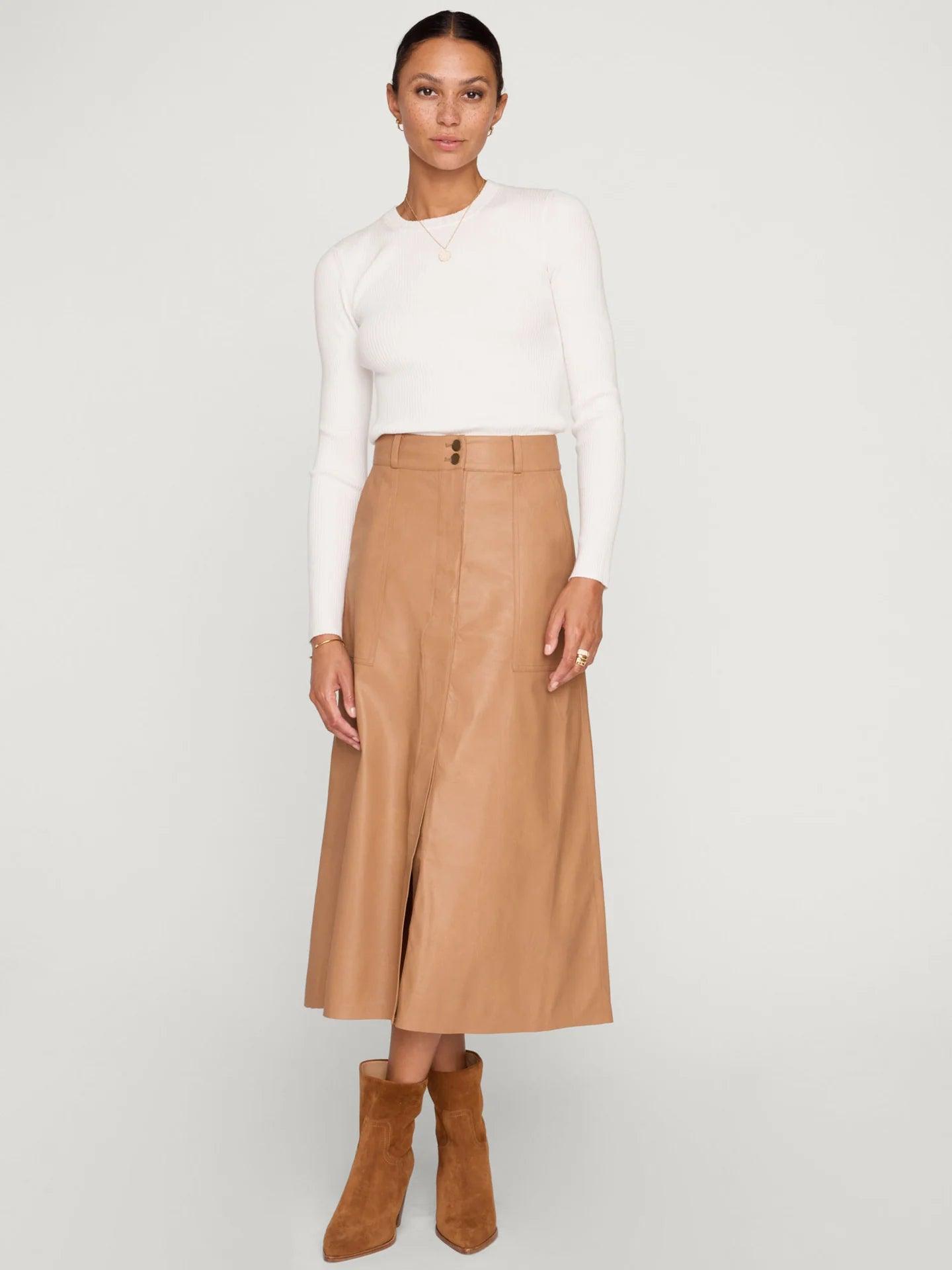 Brochu Walker Mica Vegan Leather Skirt - Primm's