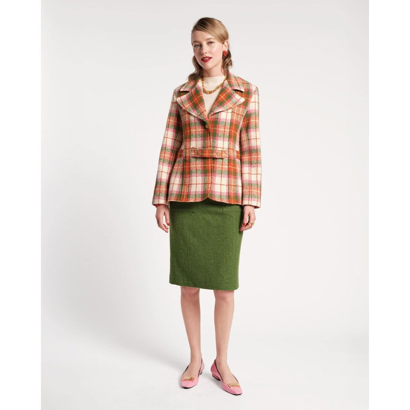 Women's Plaid Blazer | Wool Bobby Blazer | Primm's