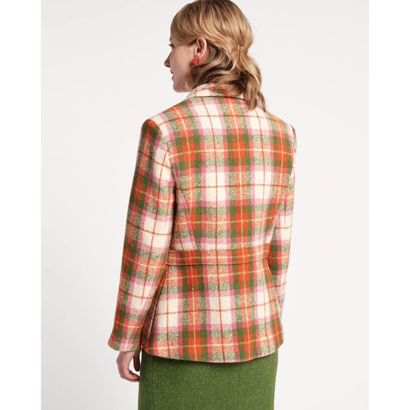 Women's Plaid Blazer | Wool Bobby Blazer | Primm's