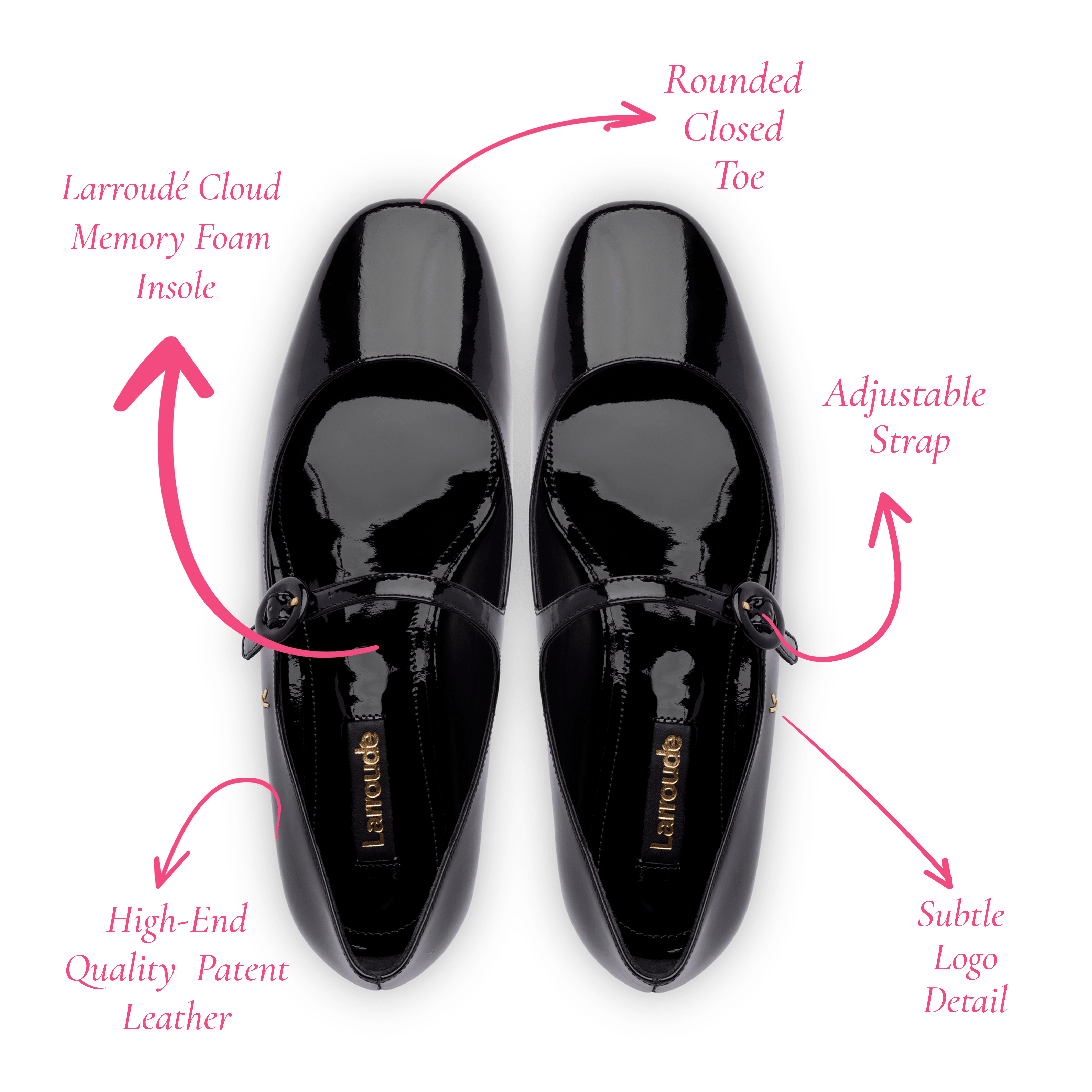 Blair Ballet Flat In Black Patent - Primm's