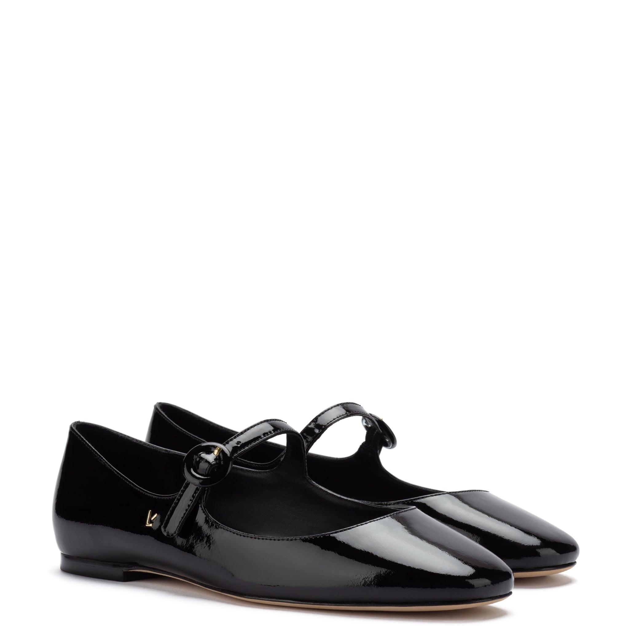 Blair Ballet Flat In Black Patent - Primm's