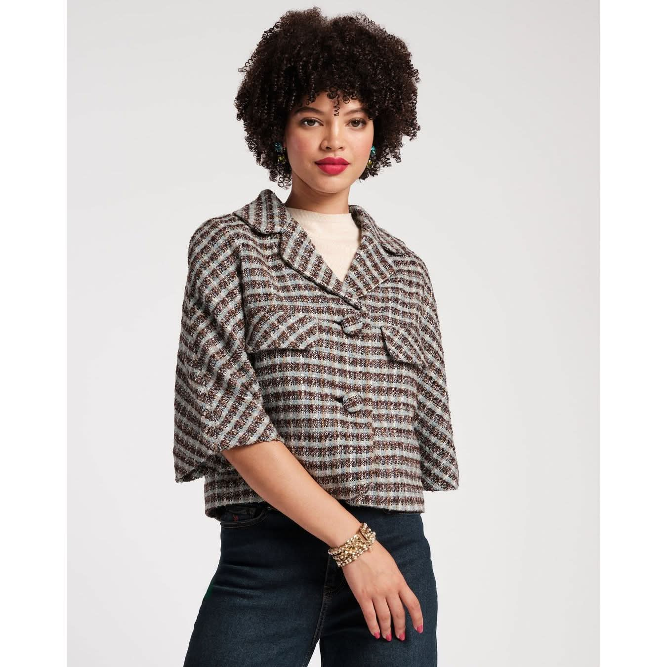 Women's Plaid Jacket | Short Plaid Jacket | Primm's