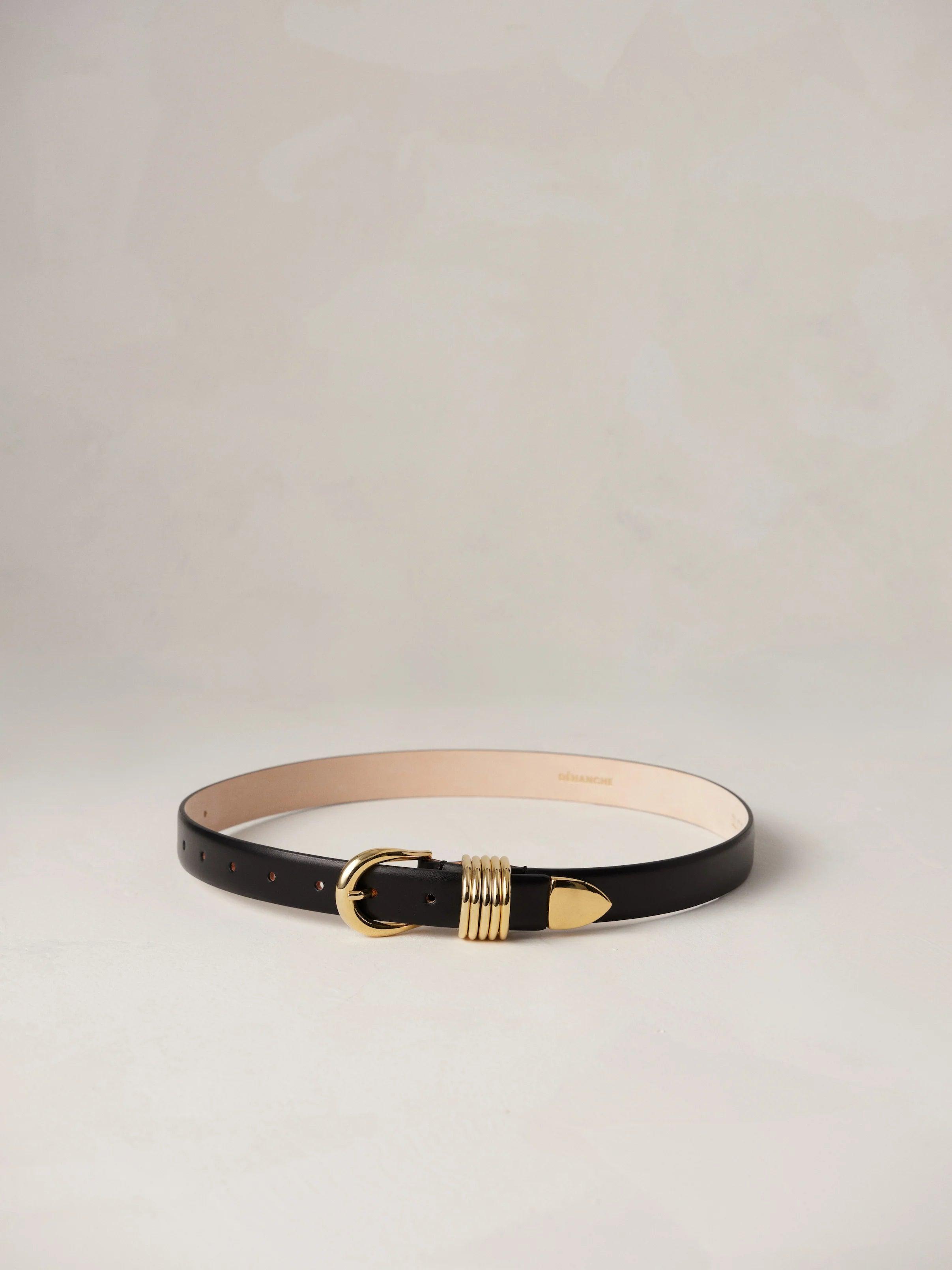 Déhanche Hollyhock Black & Gold Belt - Primm's