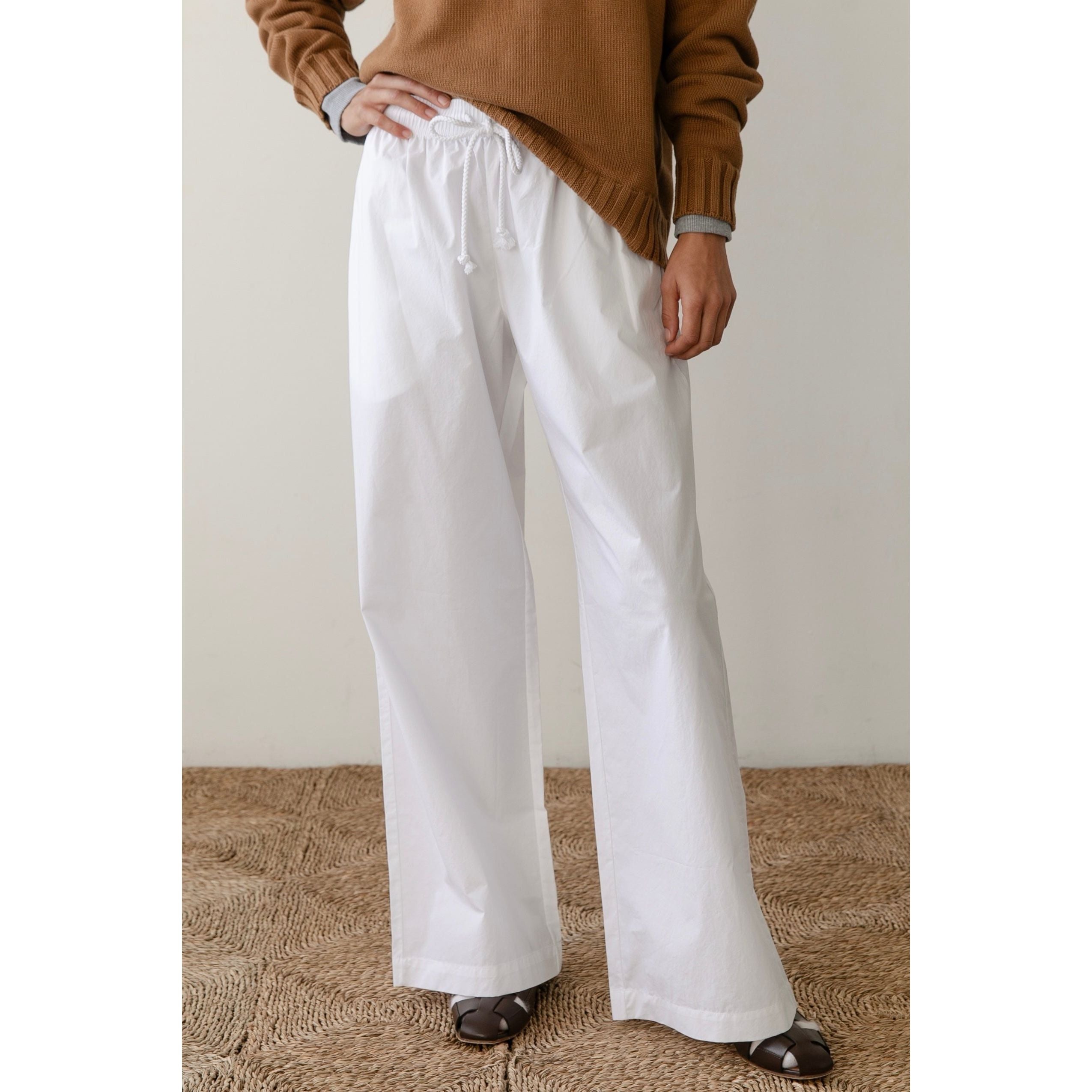 Donni The Pop Drawstring Cargo Pant Powder