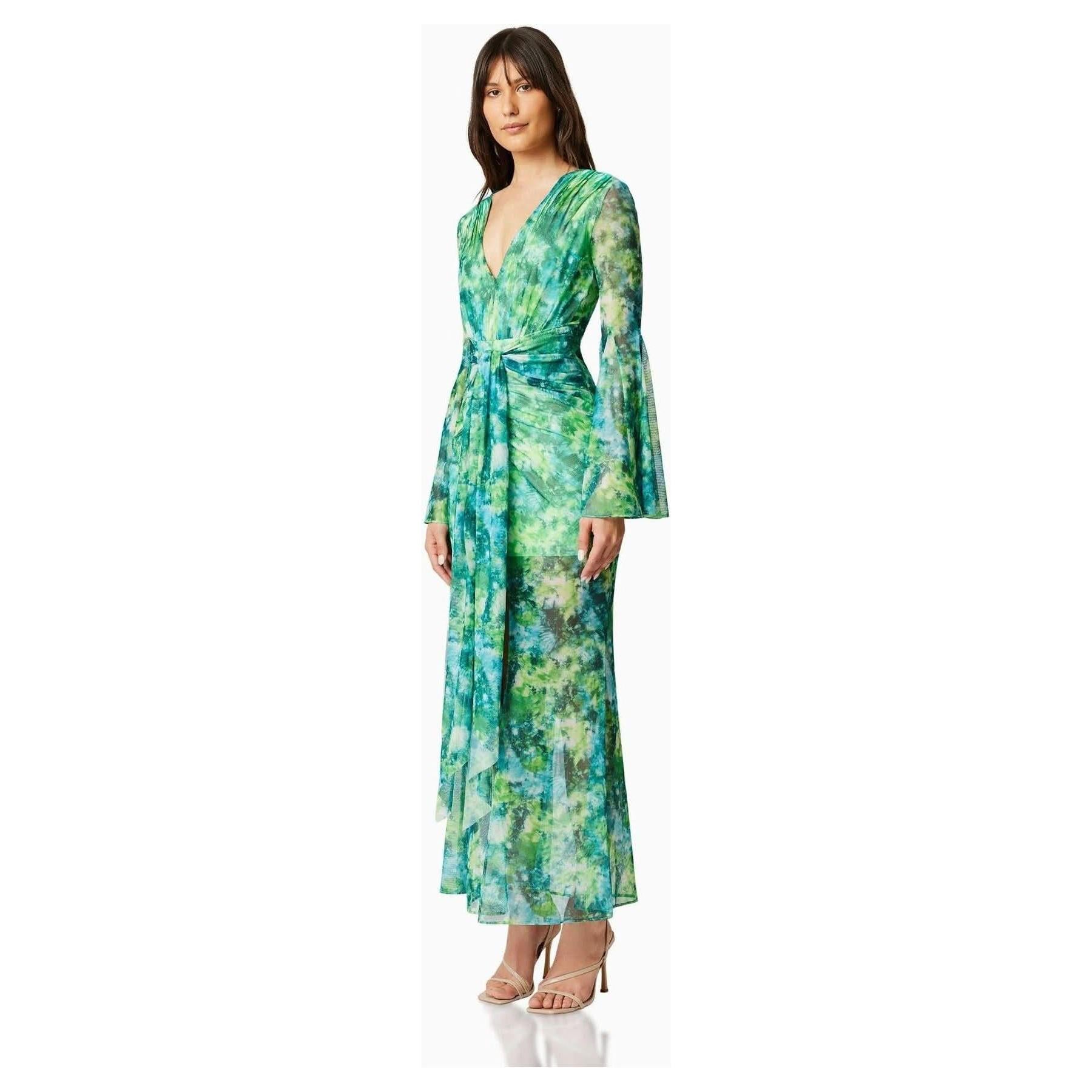 Elliatt Jonquil Long Sleeve Maxi Dress In Multi - Primm's