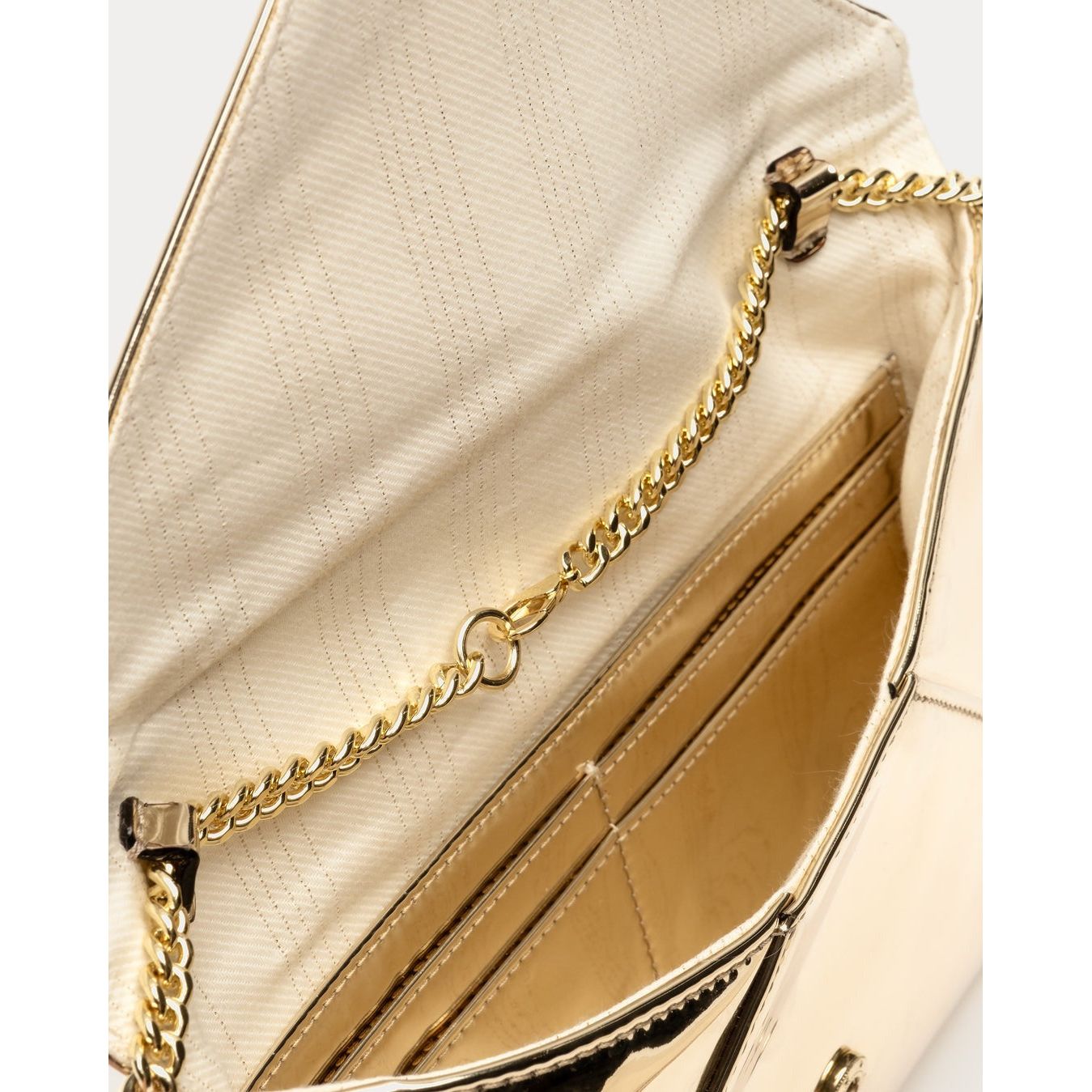 Frances Valentine Evie Envelope Clutch Gold