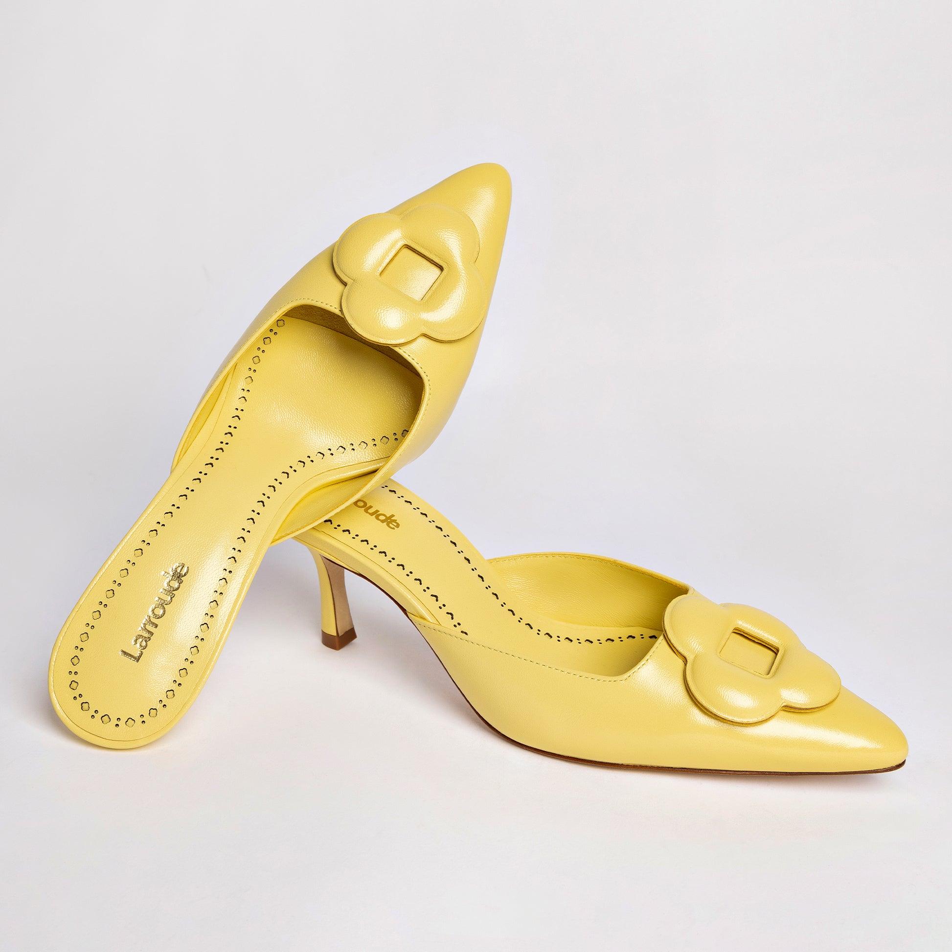 Flora Pump In Lemonade Leather - Primm's