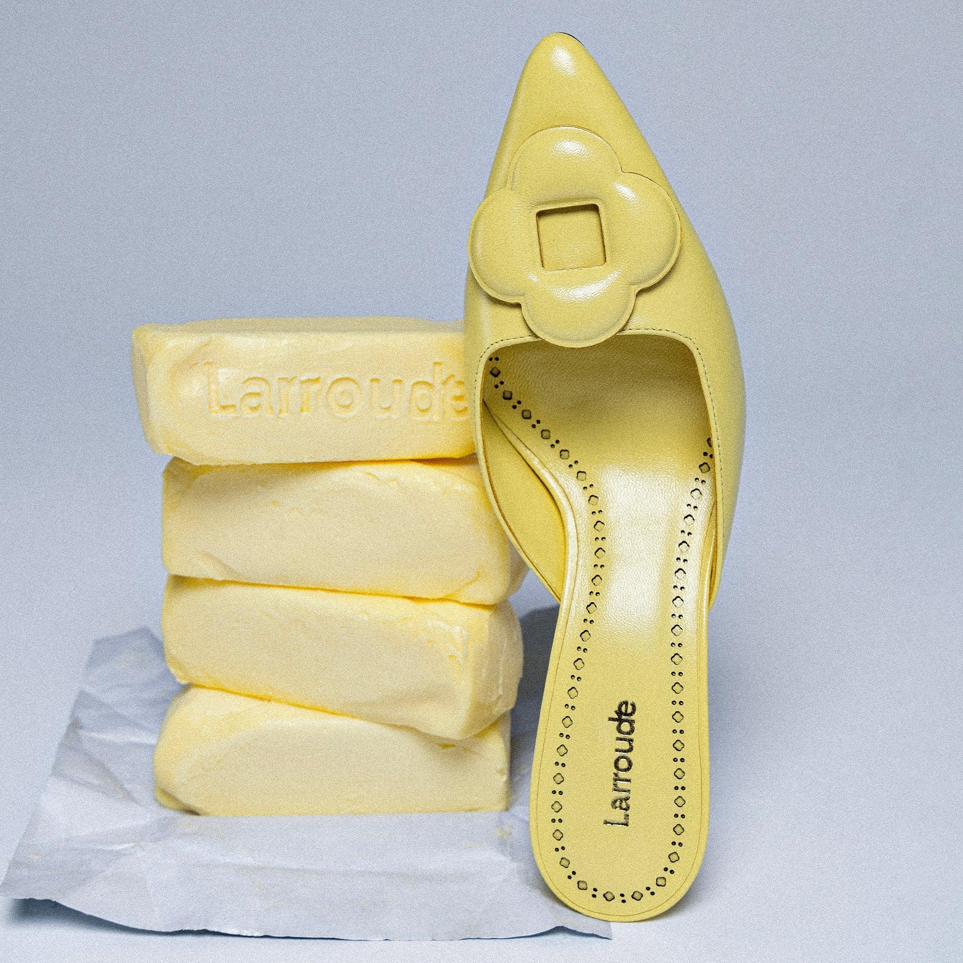 Flora Pump In Lemonade Leather - Primm's