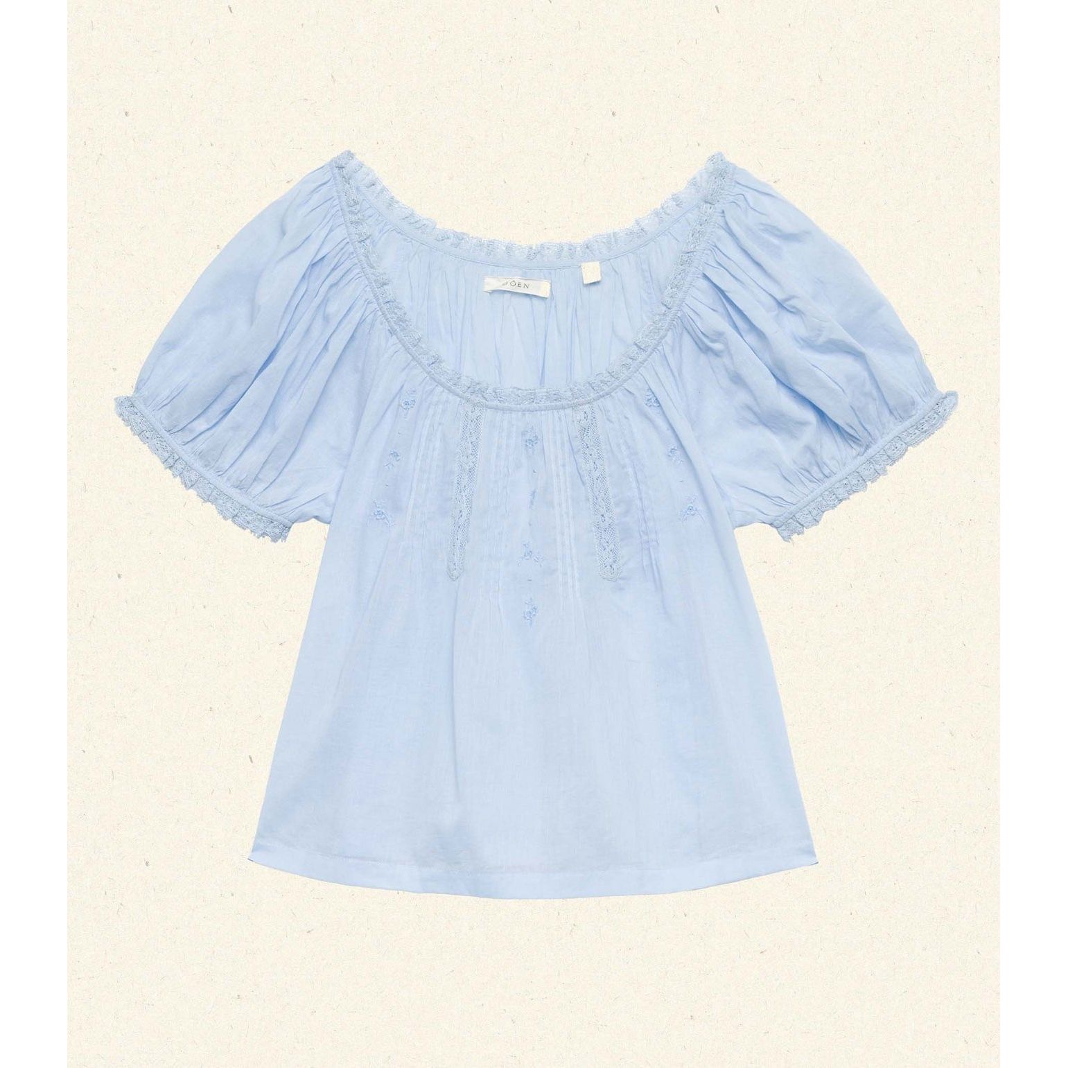 Doen Frederica Top Icy Blue