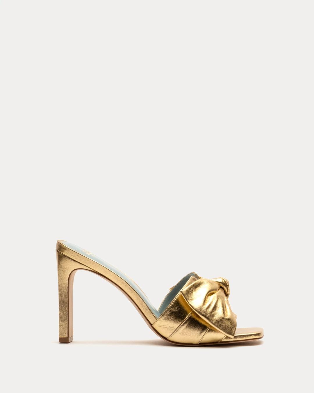 Metallic Leather Heel | Metallic Hilary Heel | Primm's