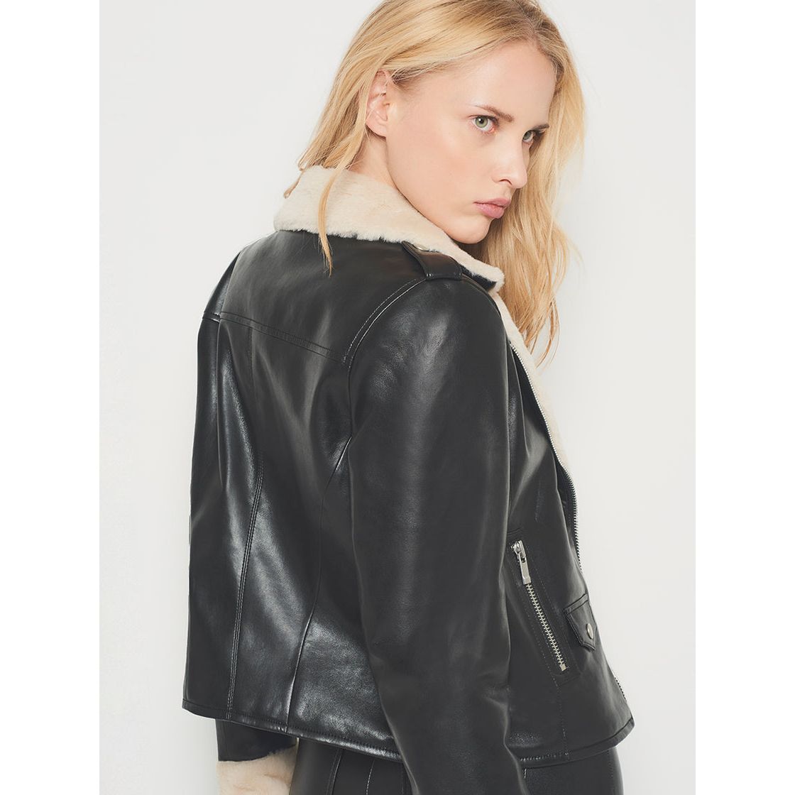 AS by DF Sydney Recycled Leather Jacket