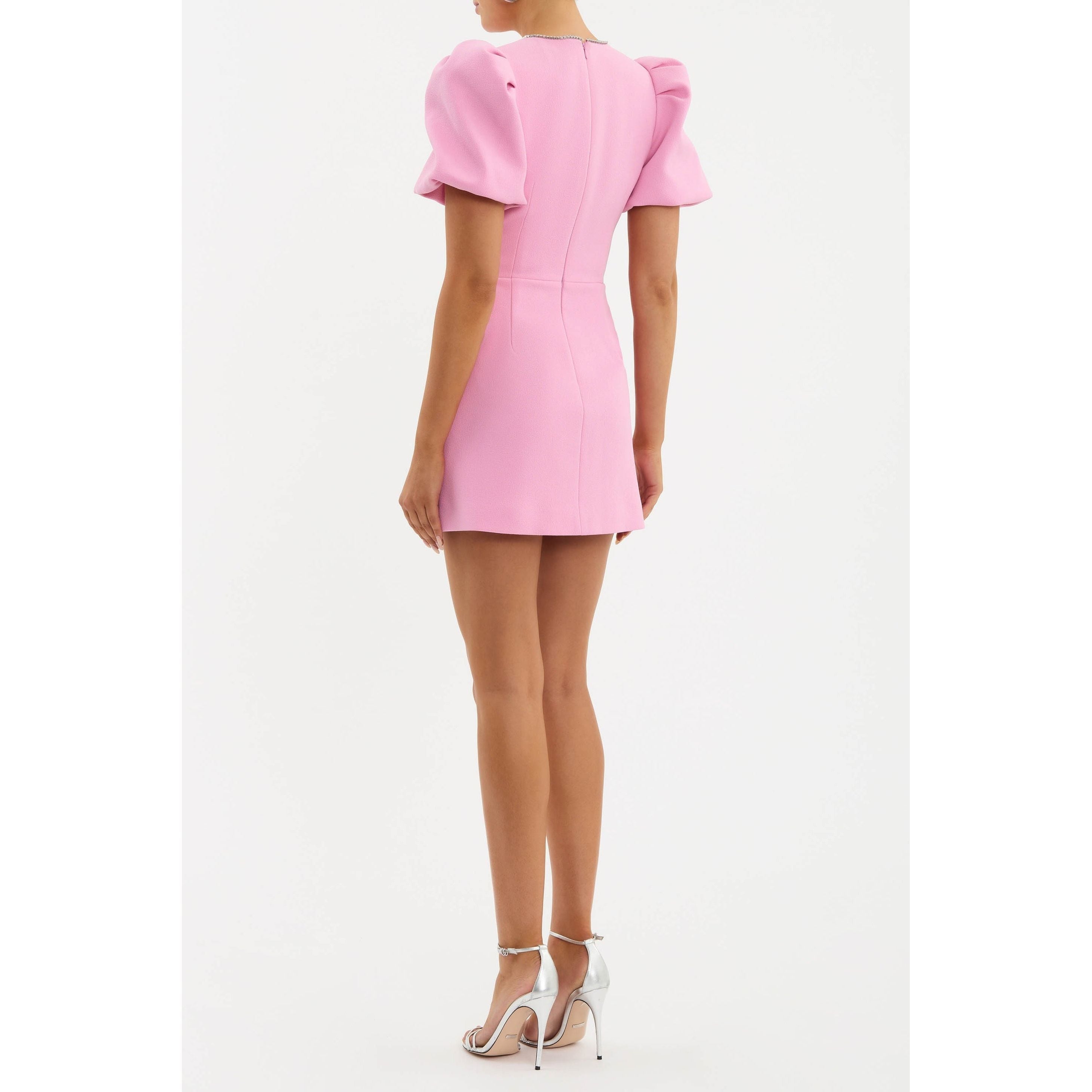 Rebecca Vallance Karina Puff Sleeve Mini Dress