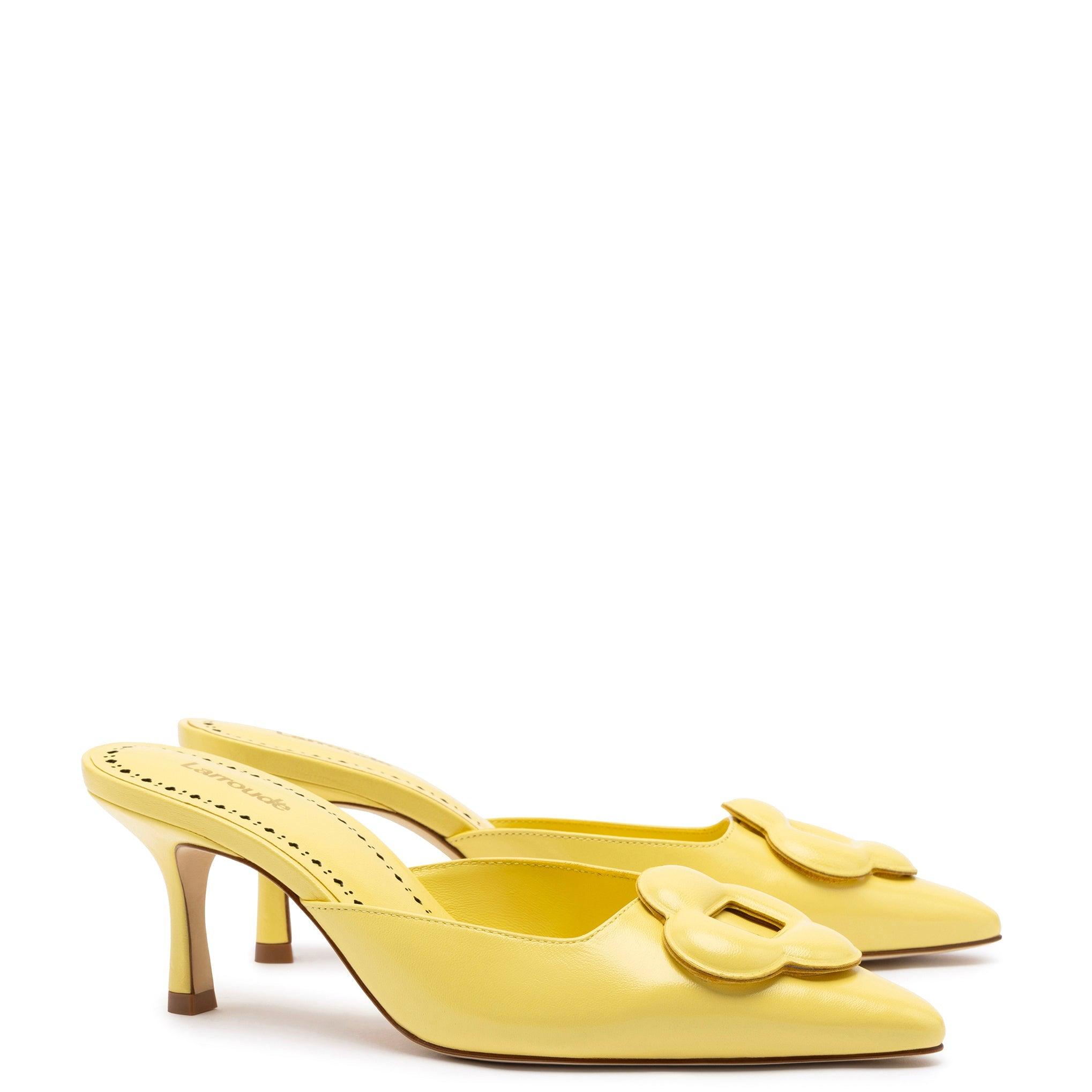 Flora Pump In Lemonade Leather - Primm's