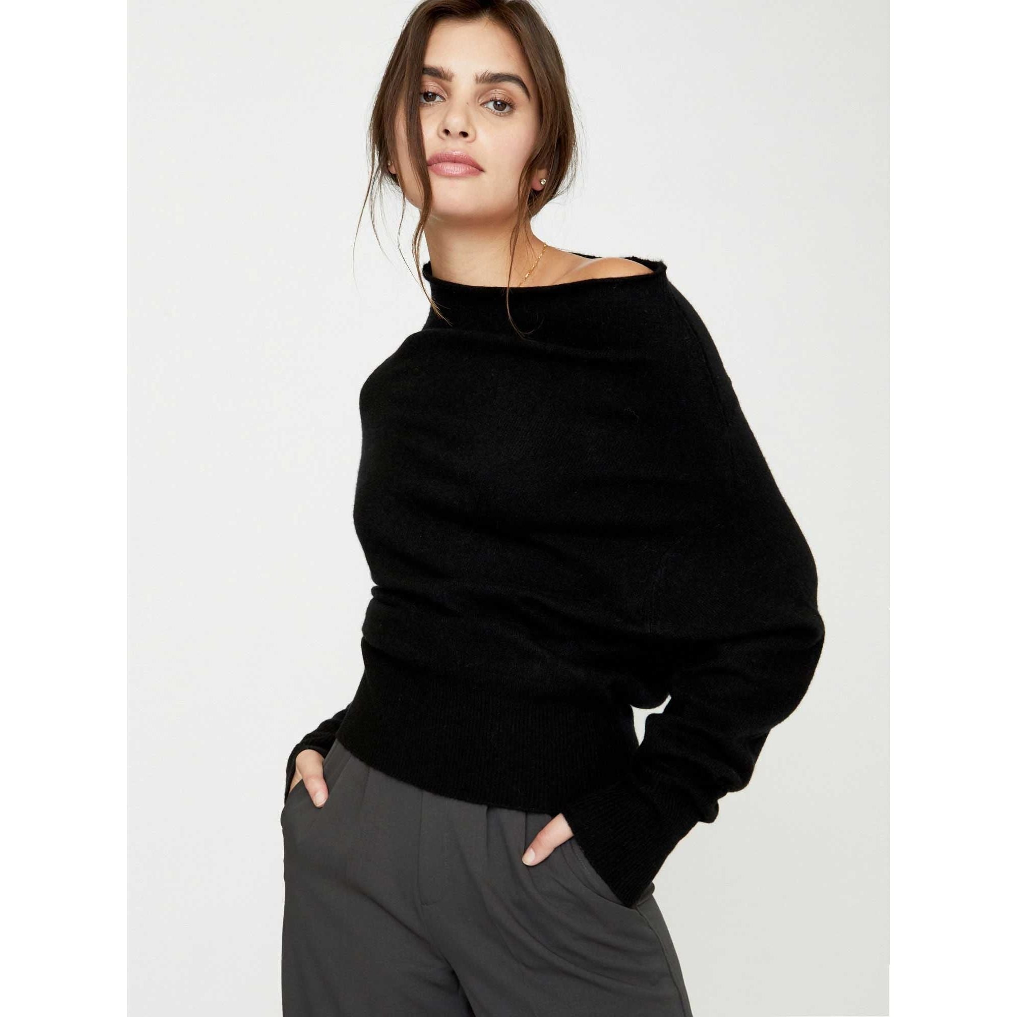 Brochu Walker The Lori Off the Shoulder Black