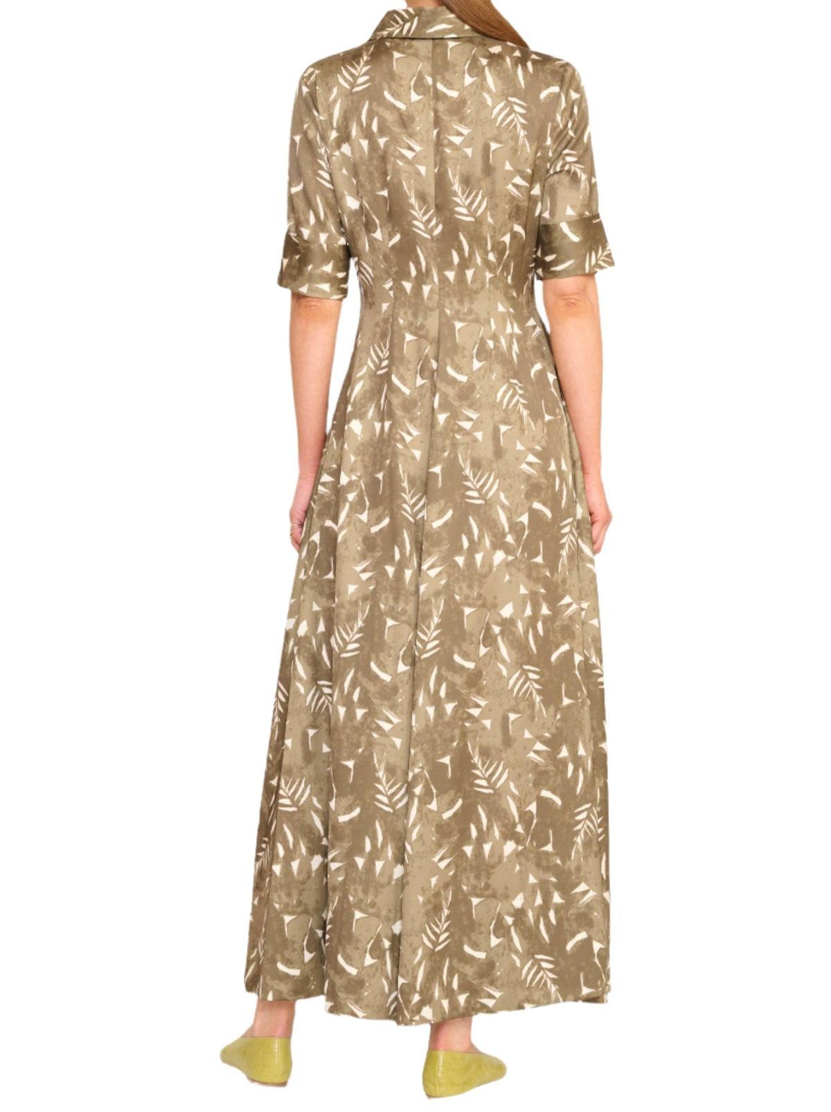 Staud Joan Dress Painted Palm Dress - Primm's