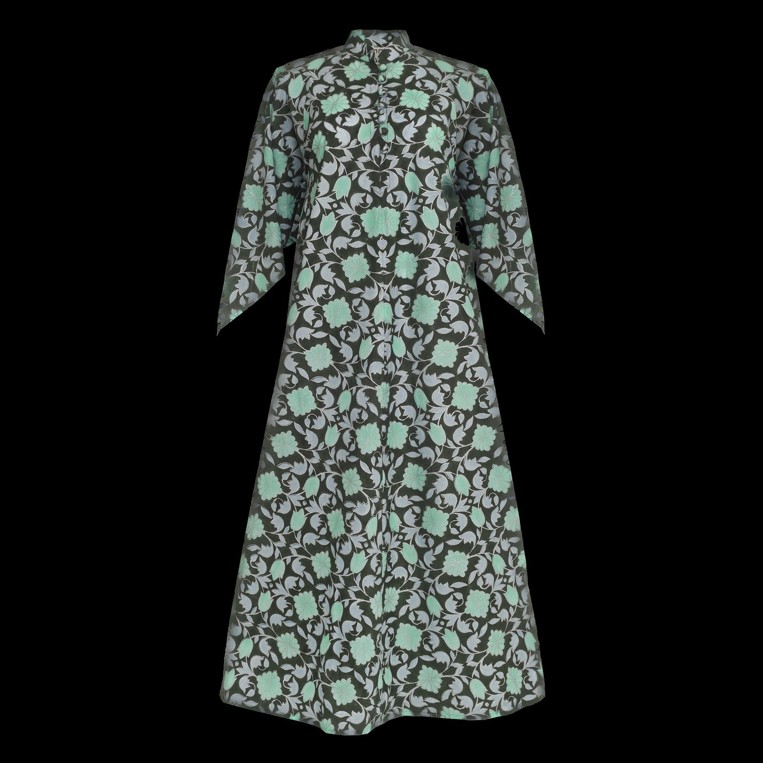 SZ Blockprints Artemisia Dress in Lisbon Print