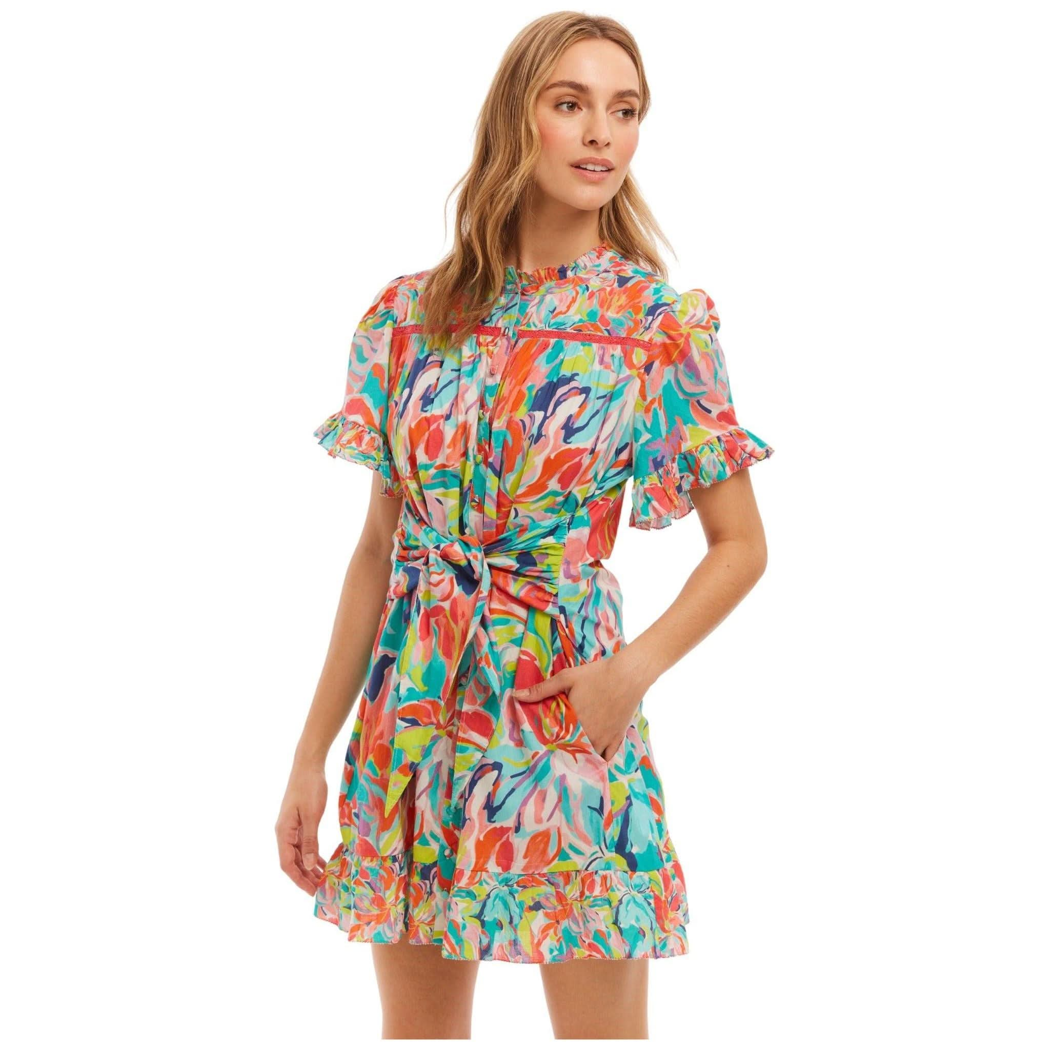 Allison Roxy Floral Dress | Roxy Bold Floral Dress | Primm's