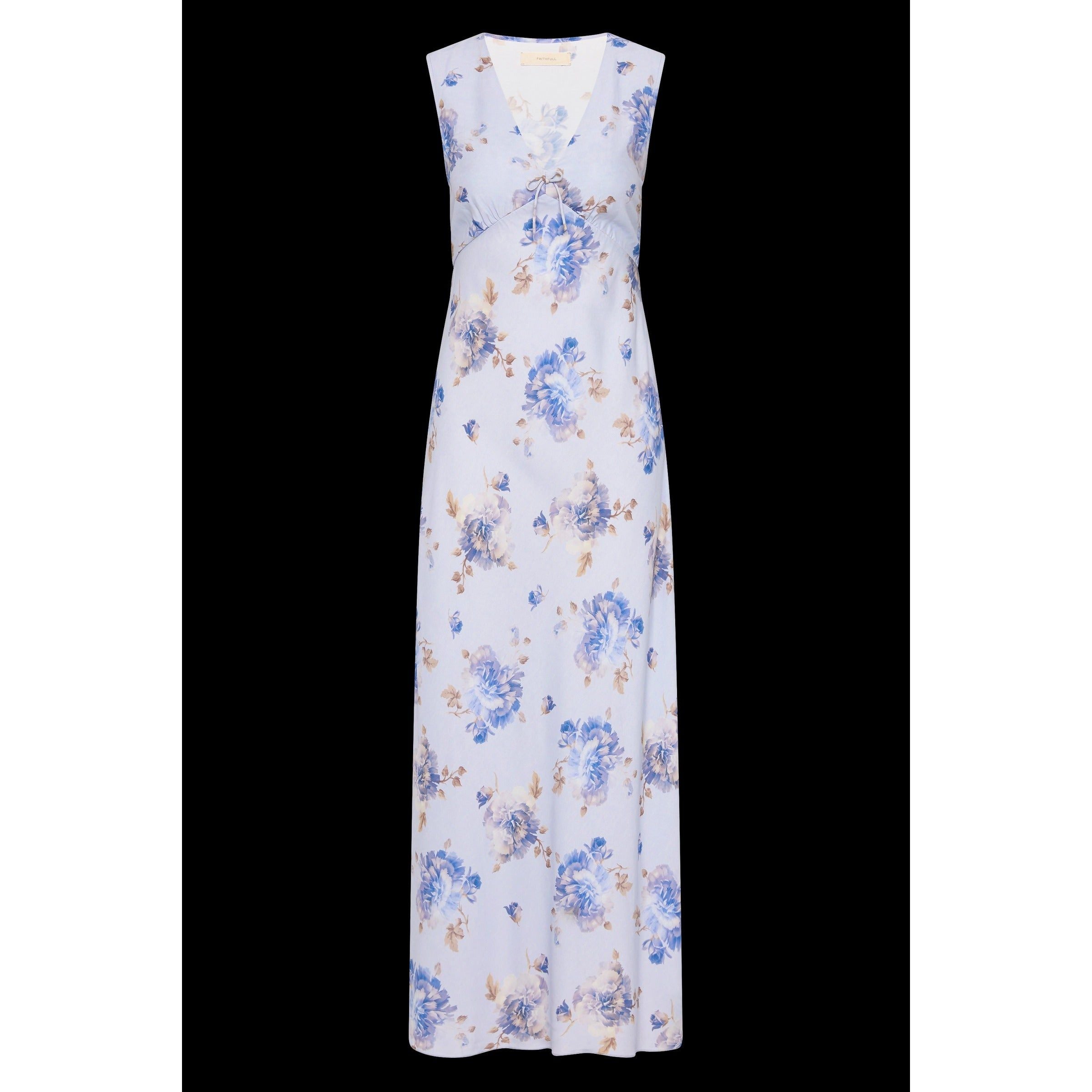 Faithfull Josephine Maxi Dress Leona Floral Lilac