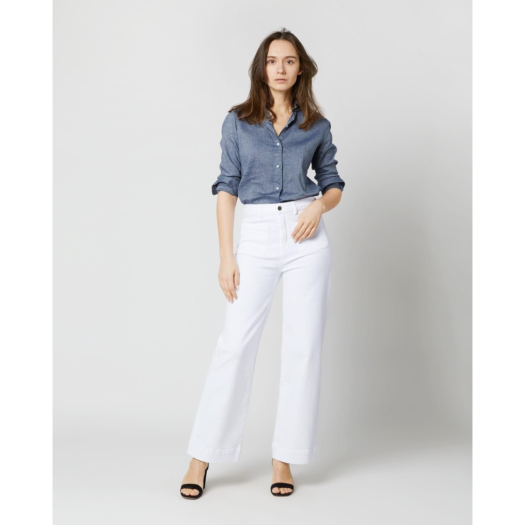 Women's White Jeans | Column Pocket Jeans | Primm's