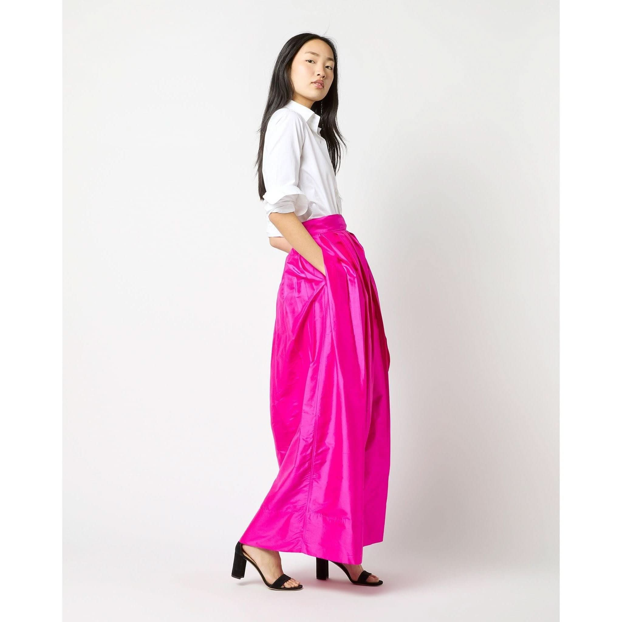 Long Pink Skirts | Ann Mashburn Wrap Skirt | Primm's