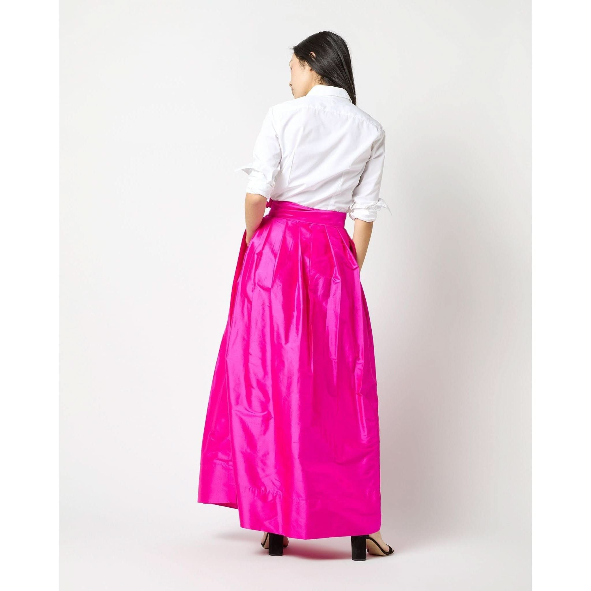 Long Pink Skirts | Ann Mashburn Wrap Skirt | Primm's