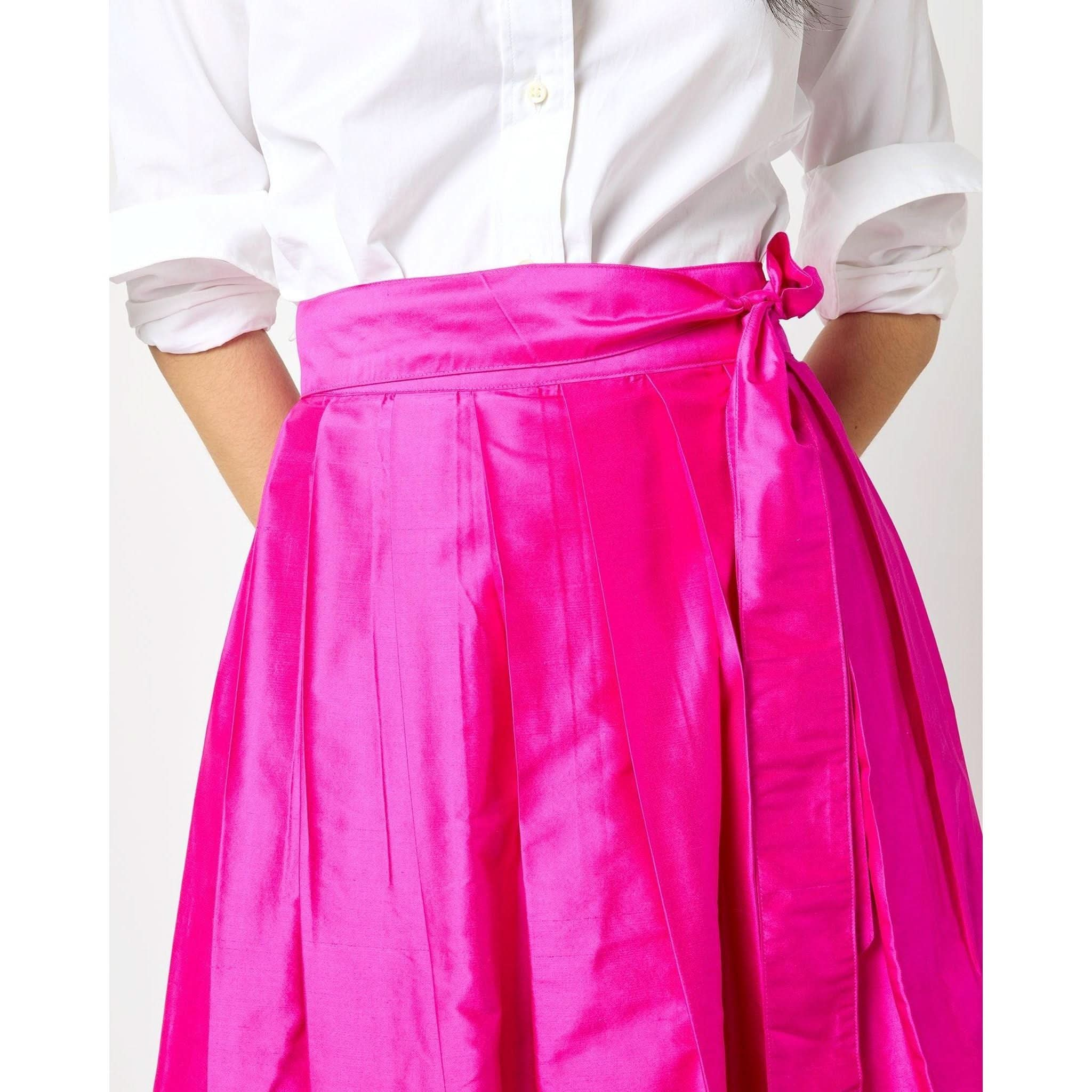 Long Pink Skirts | Ann Mashburn Wrap Skirt | Primm's