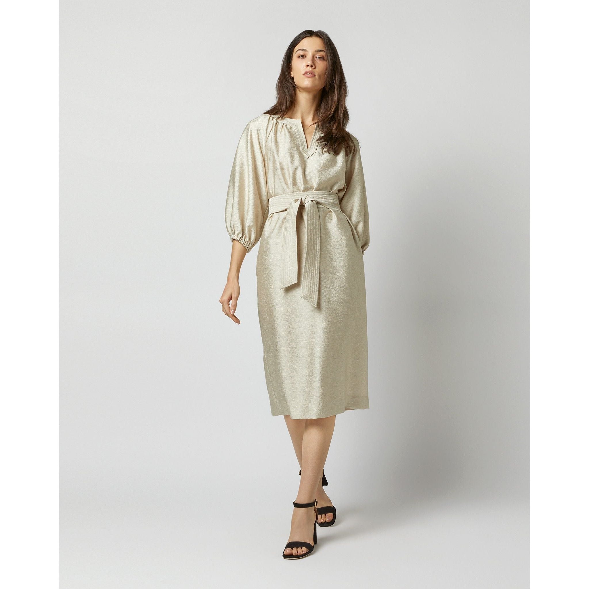 Women's Blouson Dress | Trapunto Blouson Dress | Primm's